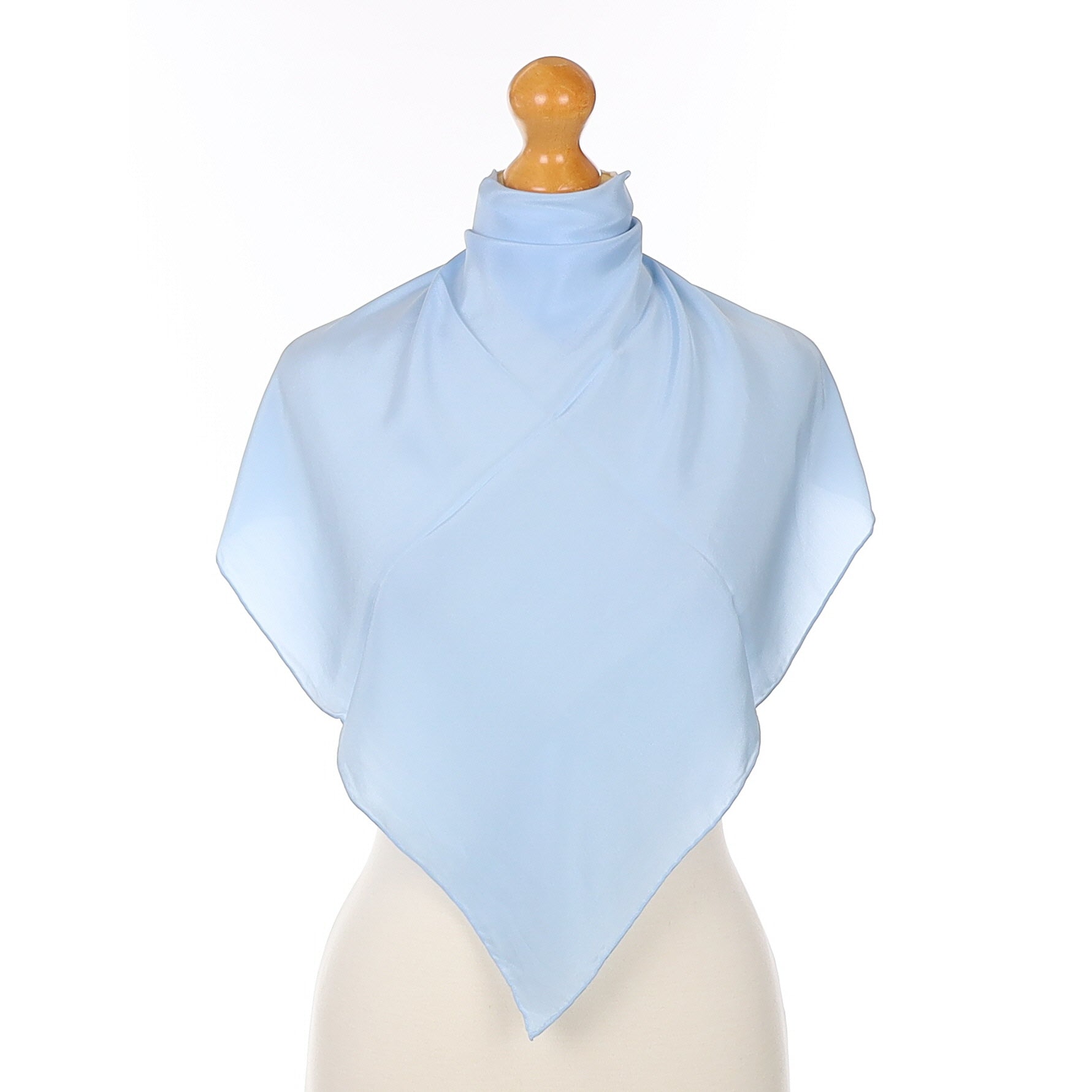 Brand New Jammers & Leufgen Baby Blue Silk Scarf