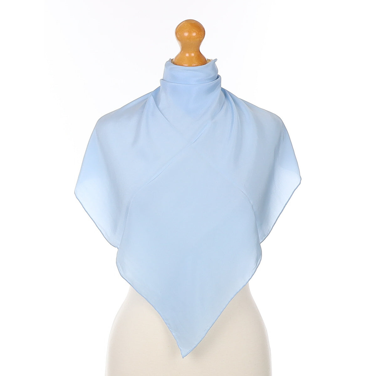 Brand New Jammers & Leufgen Baby Blue Silk Scarf