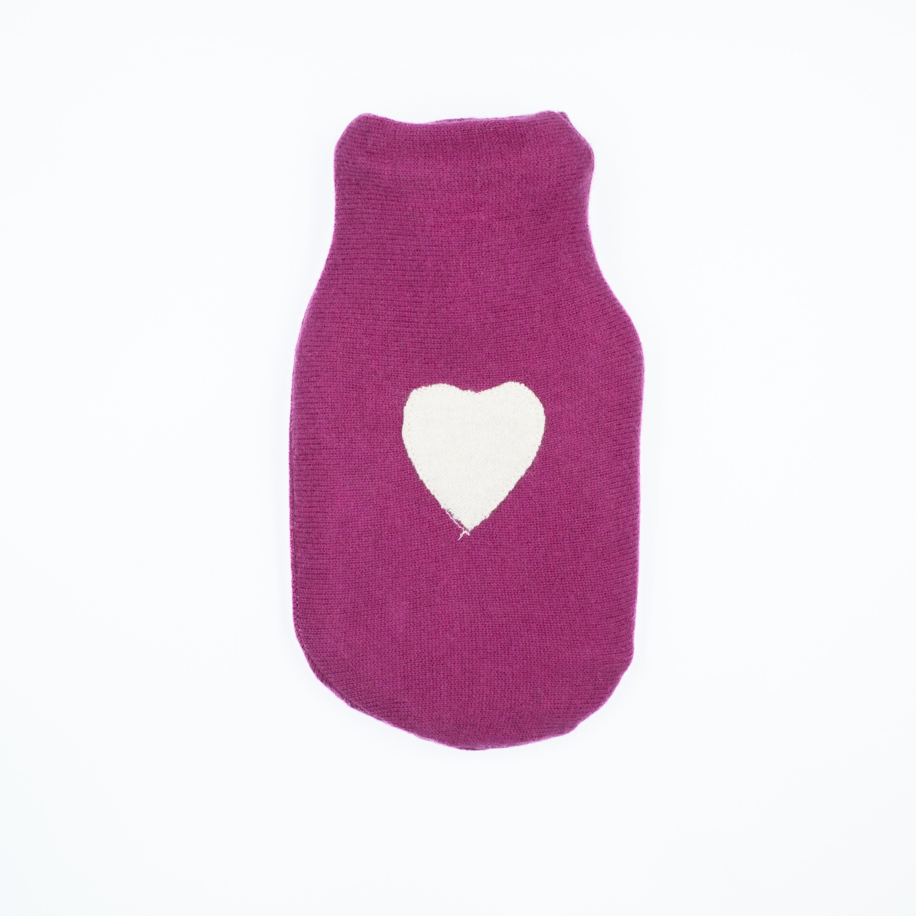 Magenta Cashmere Small Hot Water Bottle
