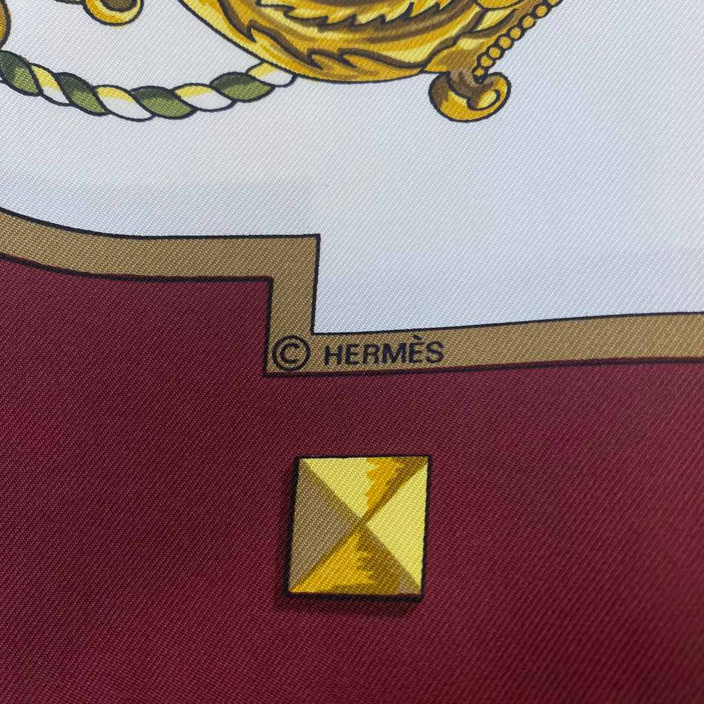 Hermès Les Clefs Silk Scarf