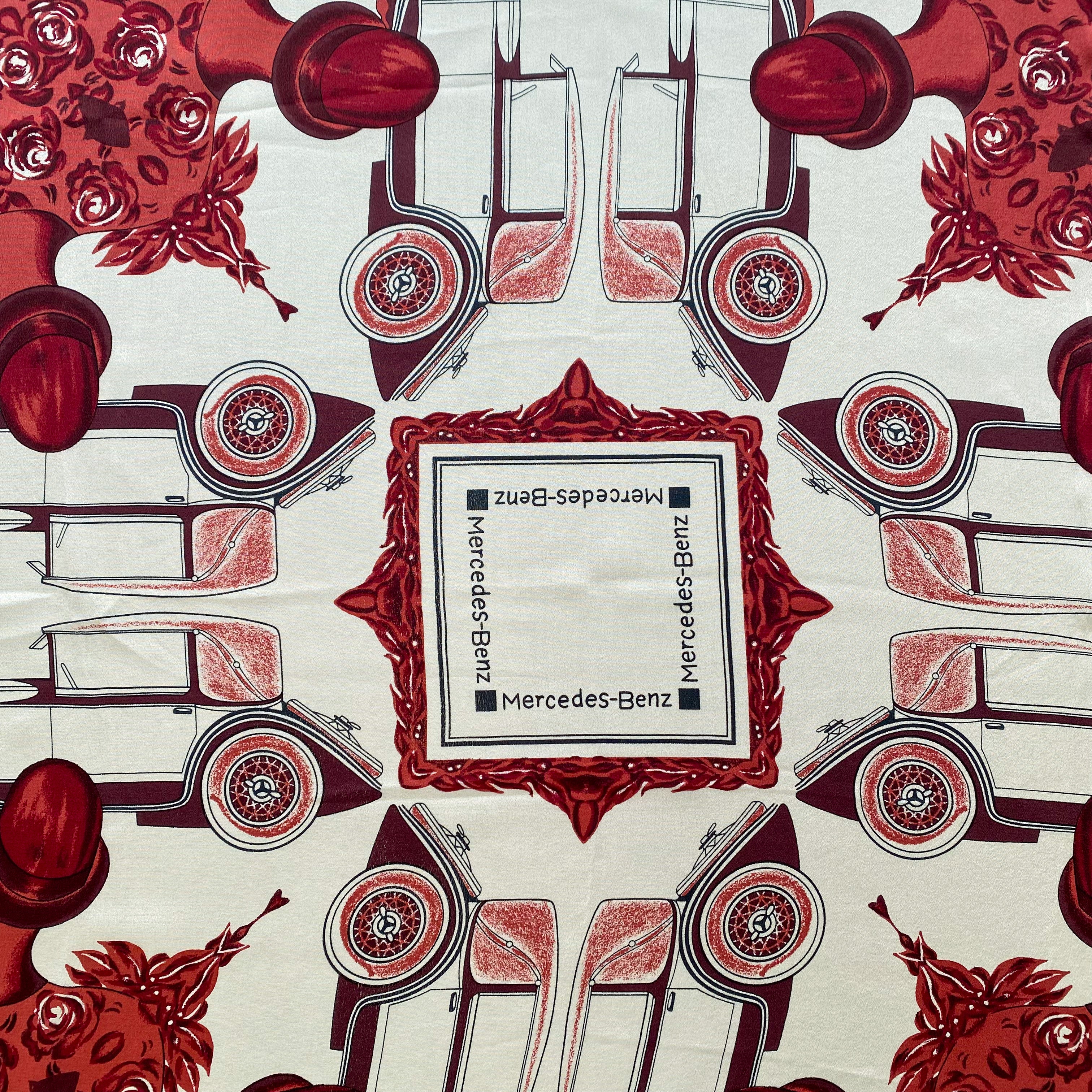 Brand New Mercedes Benz Silk Scarf
