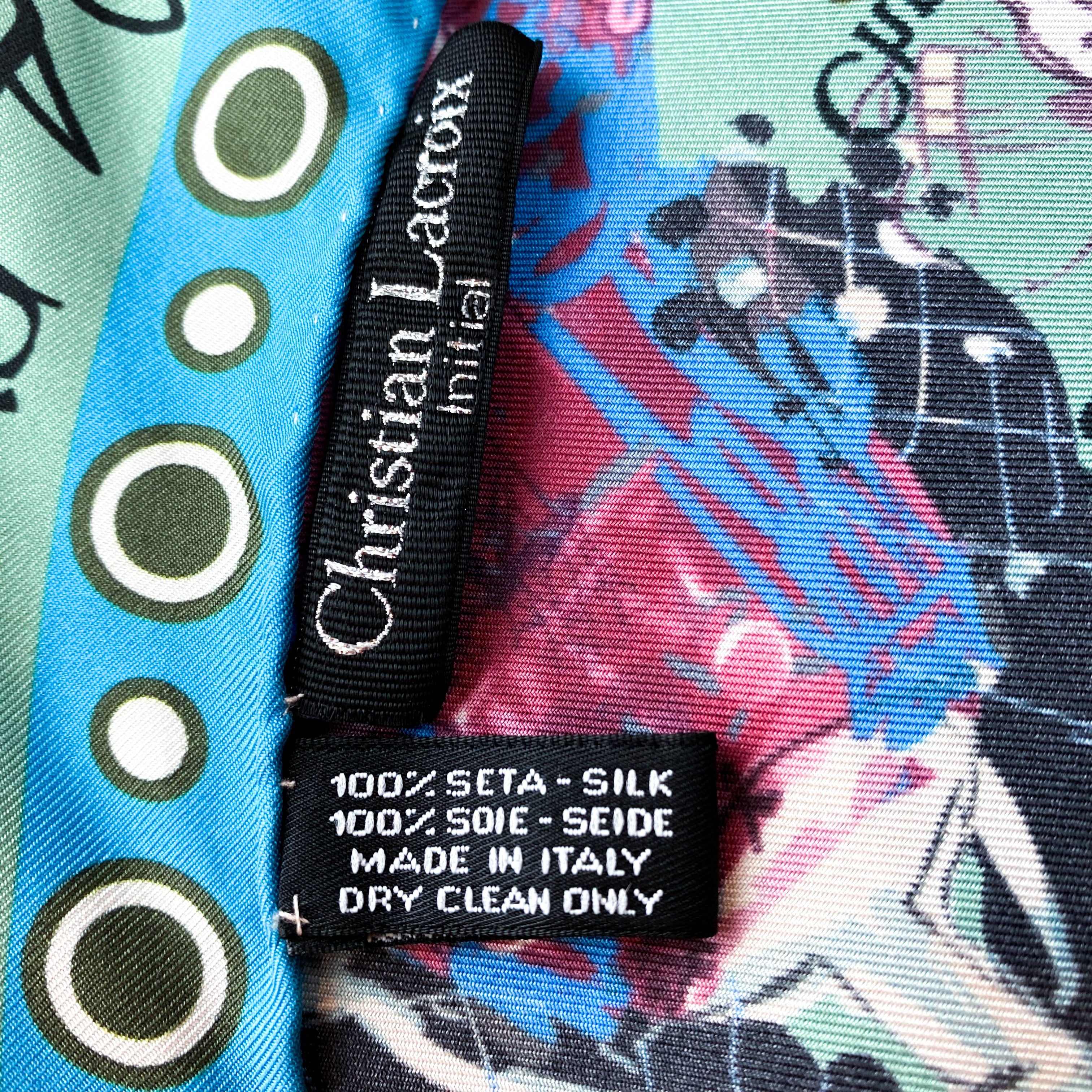 Christian Lacroix Designer Silk Scarf