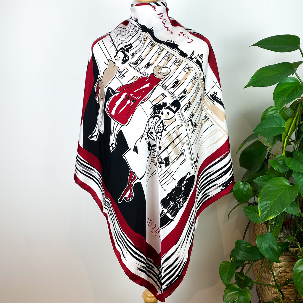 Hobbs 2009 Shopping Scene Silk Scarf