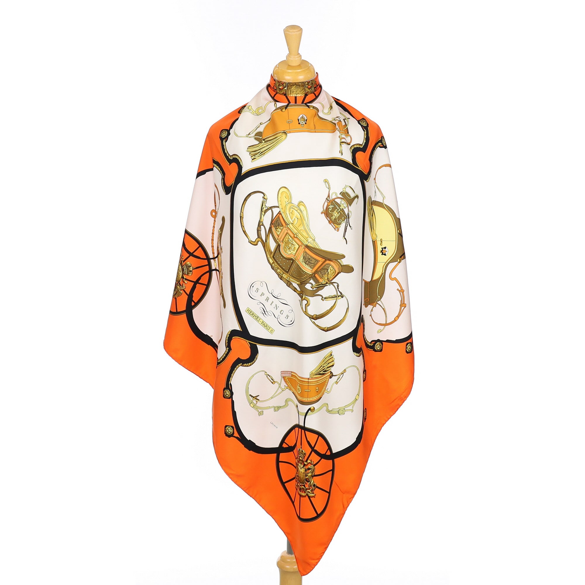 Hermès Springs Silk Scarf