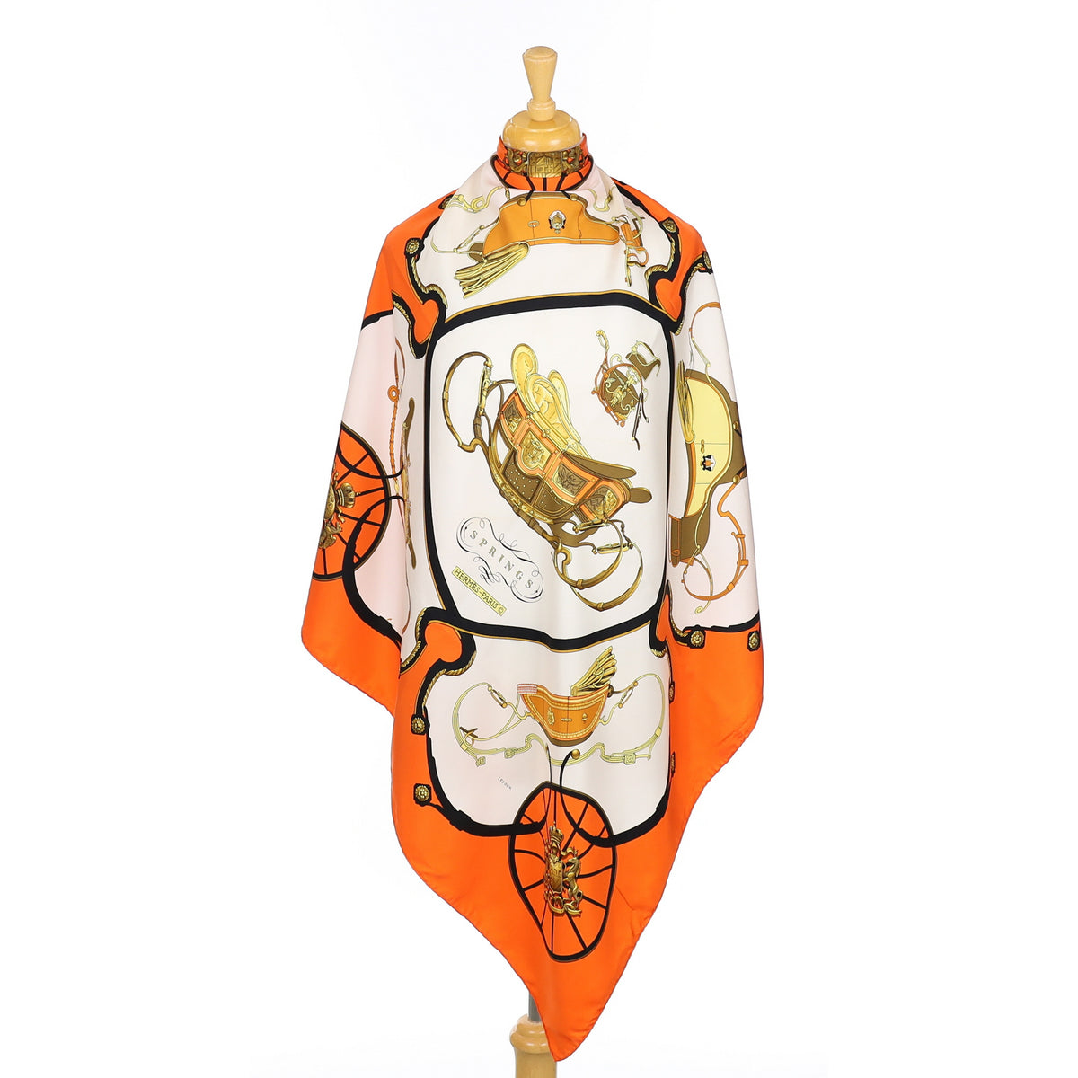Hermès Springs Silk Scarf
