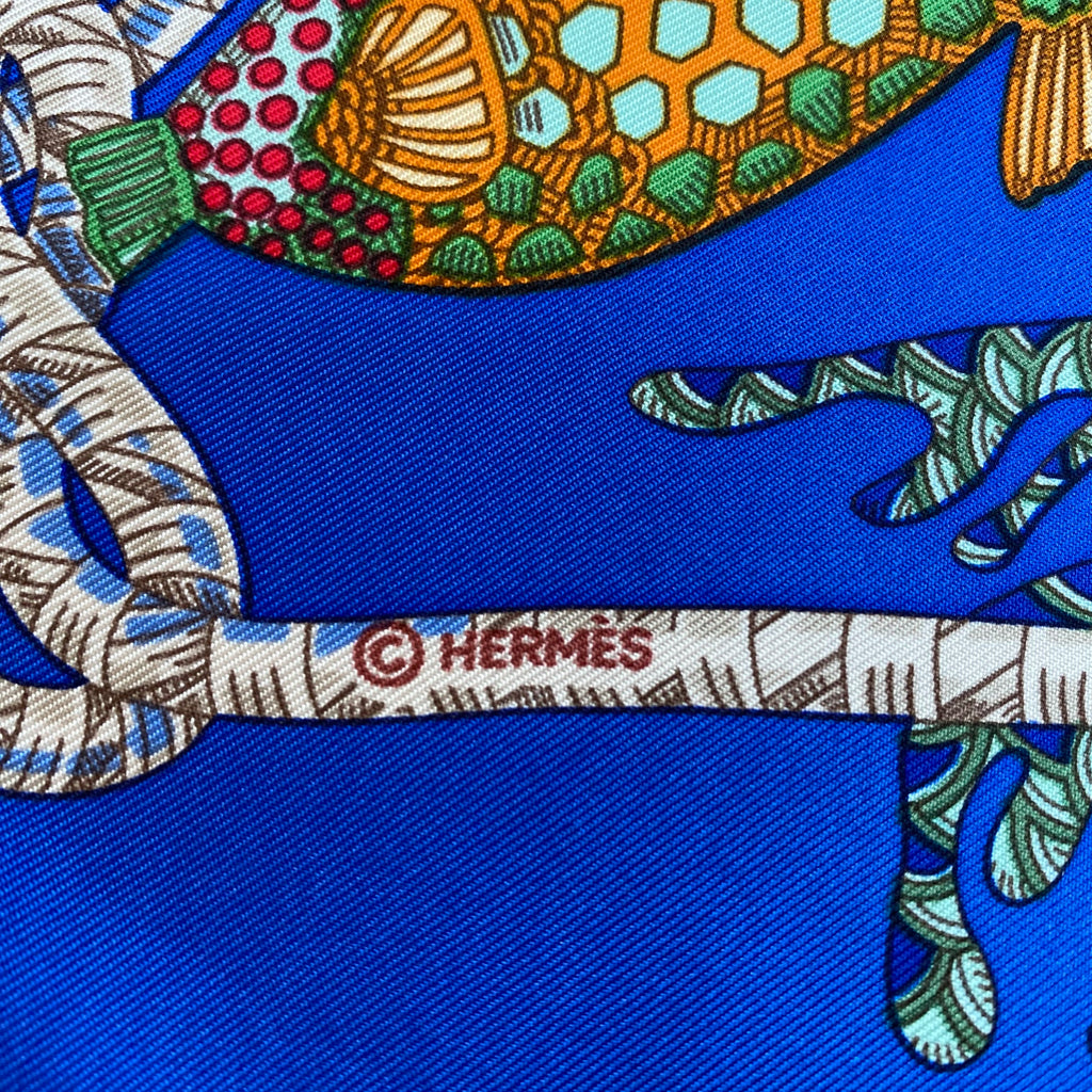 Hermès Grands Fonds Silk Scarf