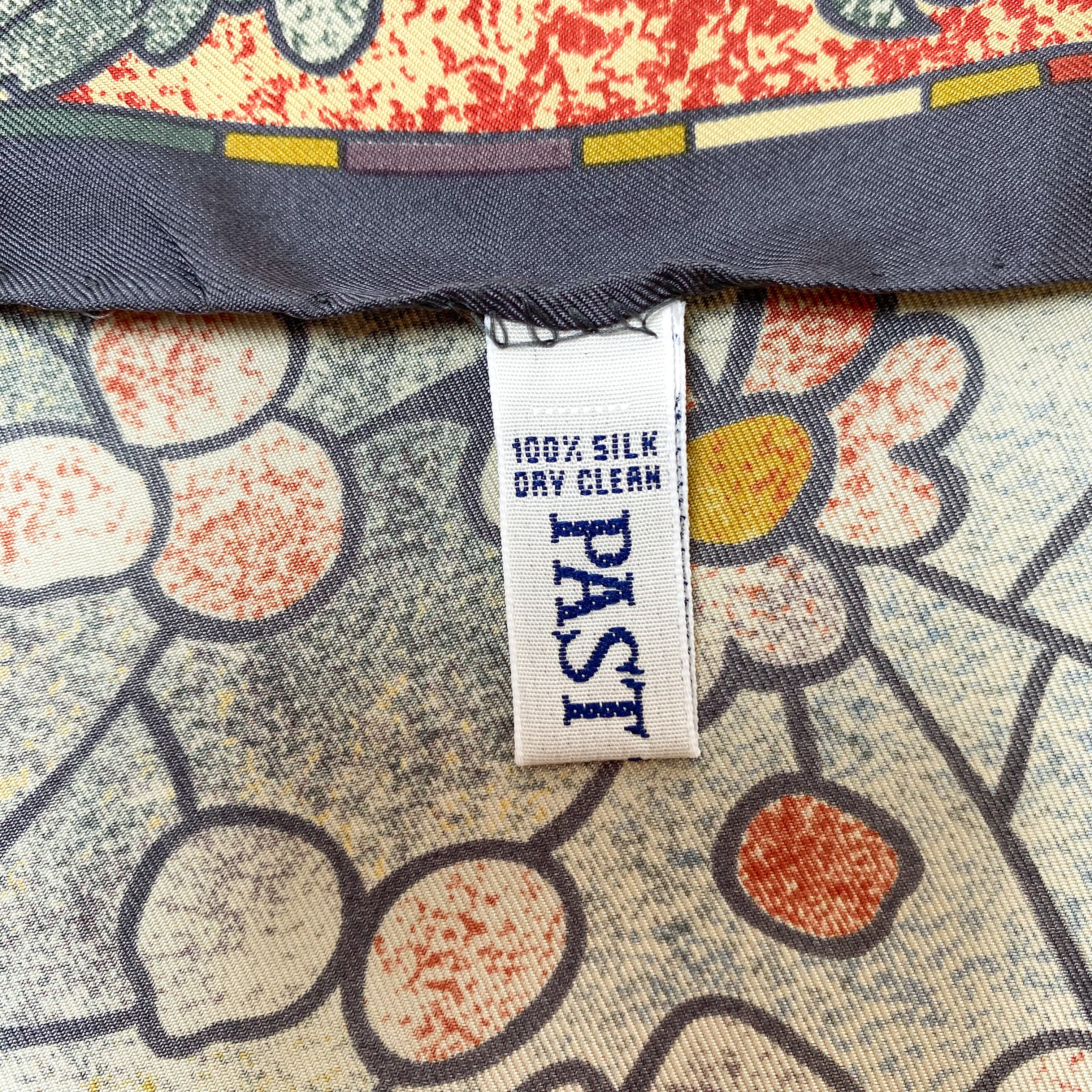 Past Times Floral Vintage Silk Scarf