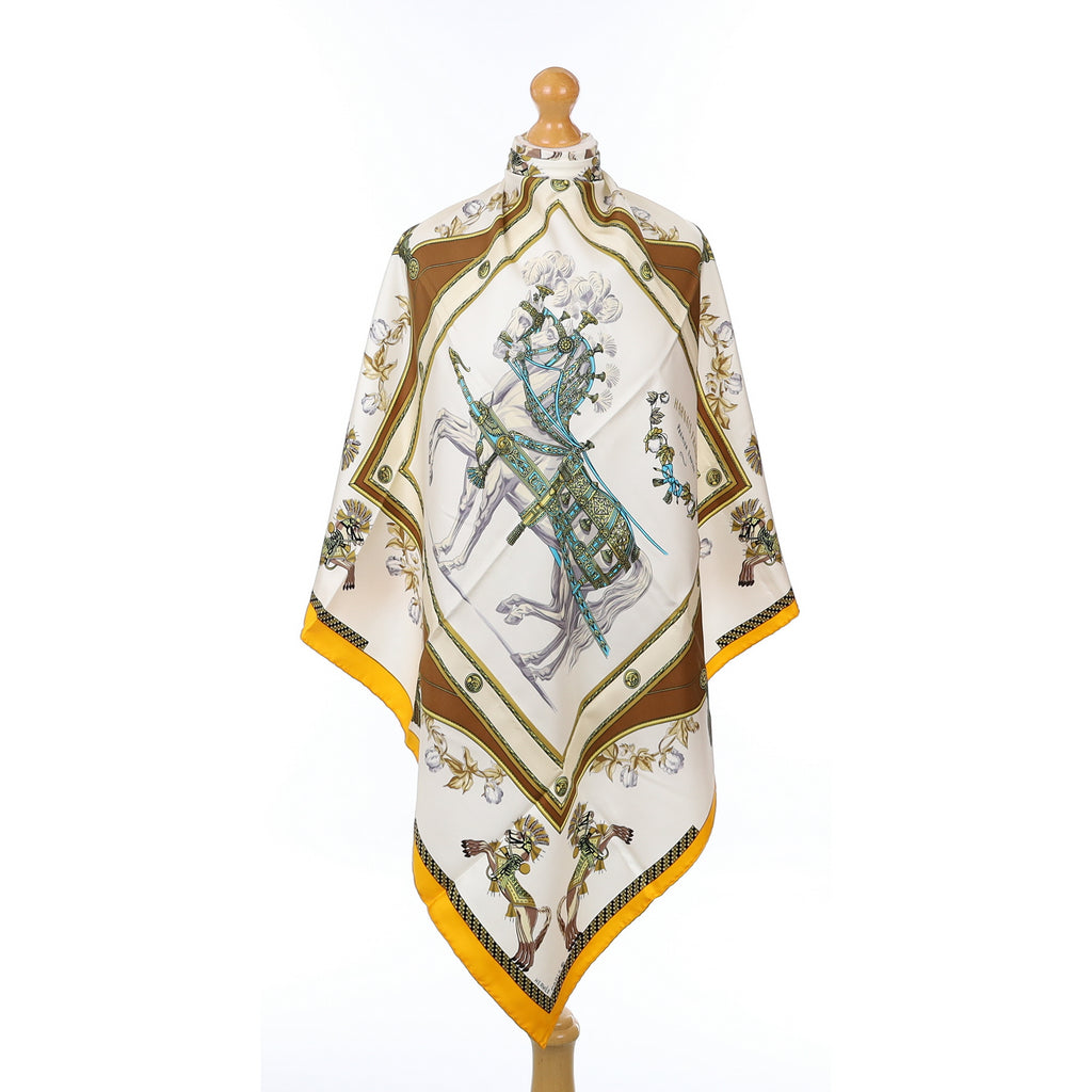 Pristine Hermès Harnais Français Premier Empire Silk Scarf Quite Rare