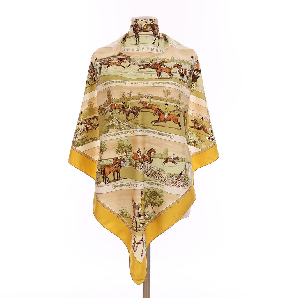 Hermès Sportsmen Silk Scarf