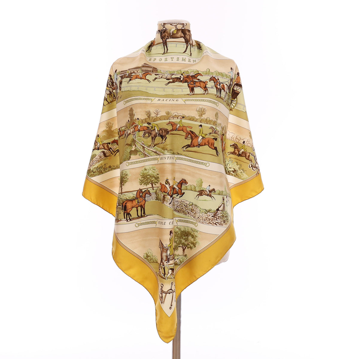 Hermès Sportsmen Silk Scarf