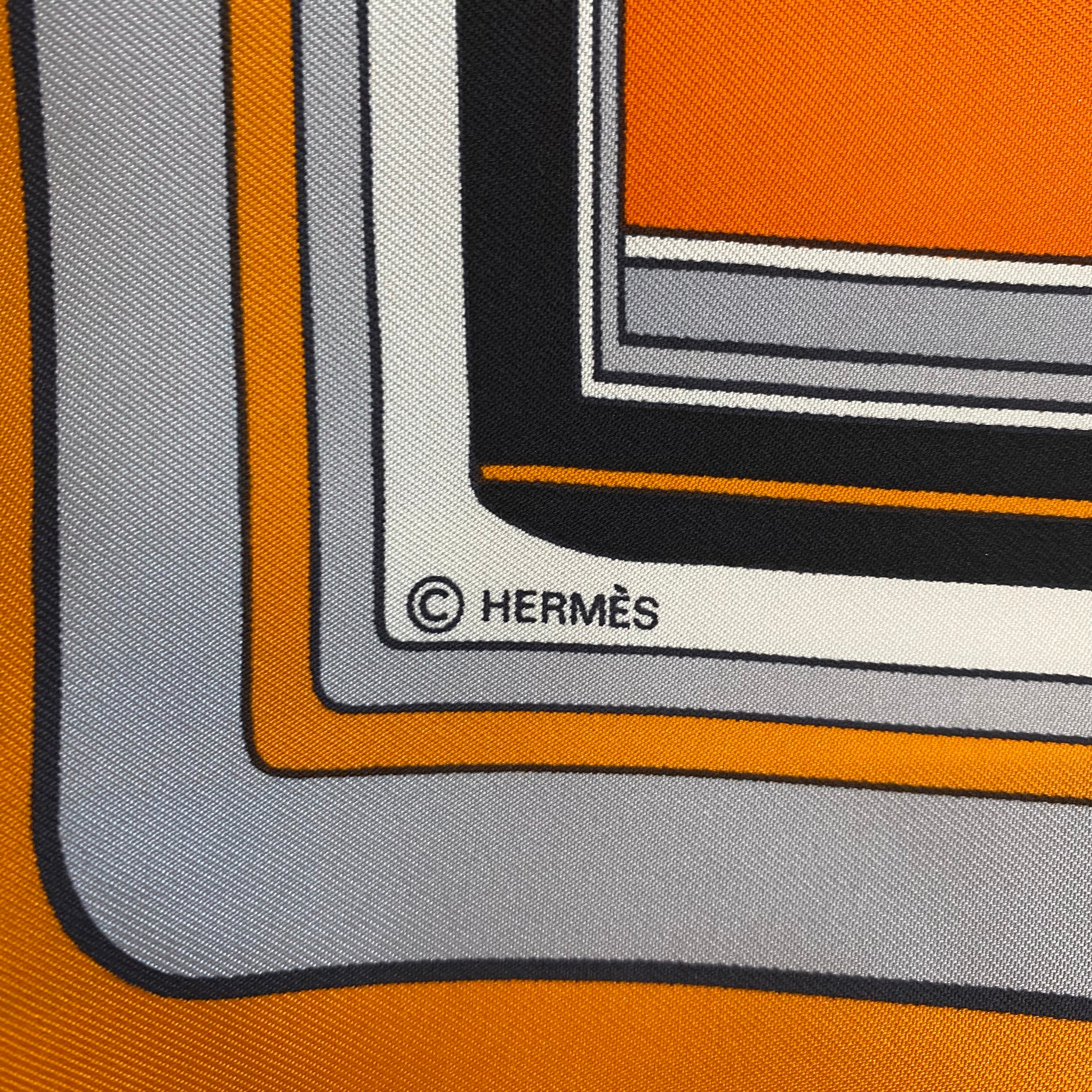Hermès Les Coupés Silk Scarf