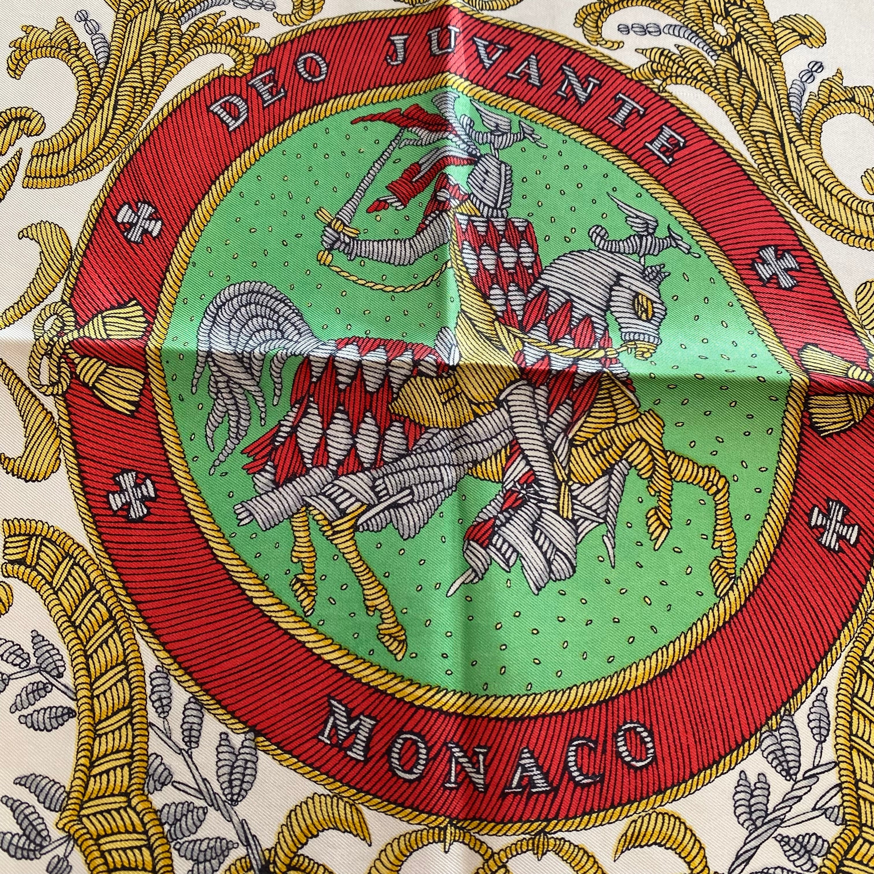 Hermès Deo Juvante Monaco Silk Scarf Quite Rare