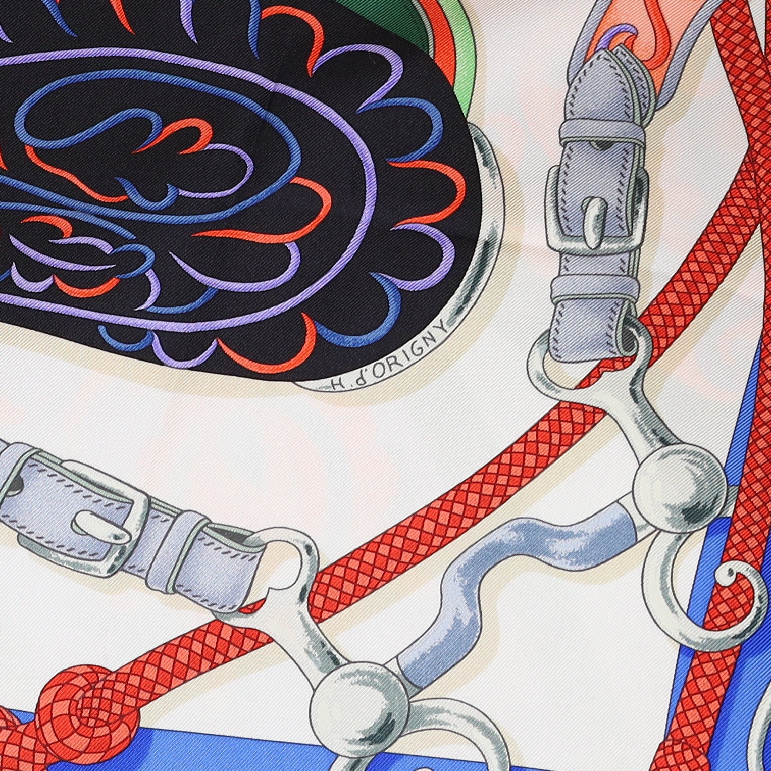 Hermès Festival des Amazones Silk Scarf