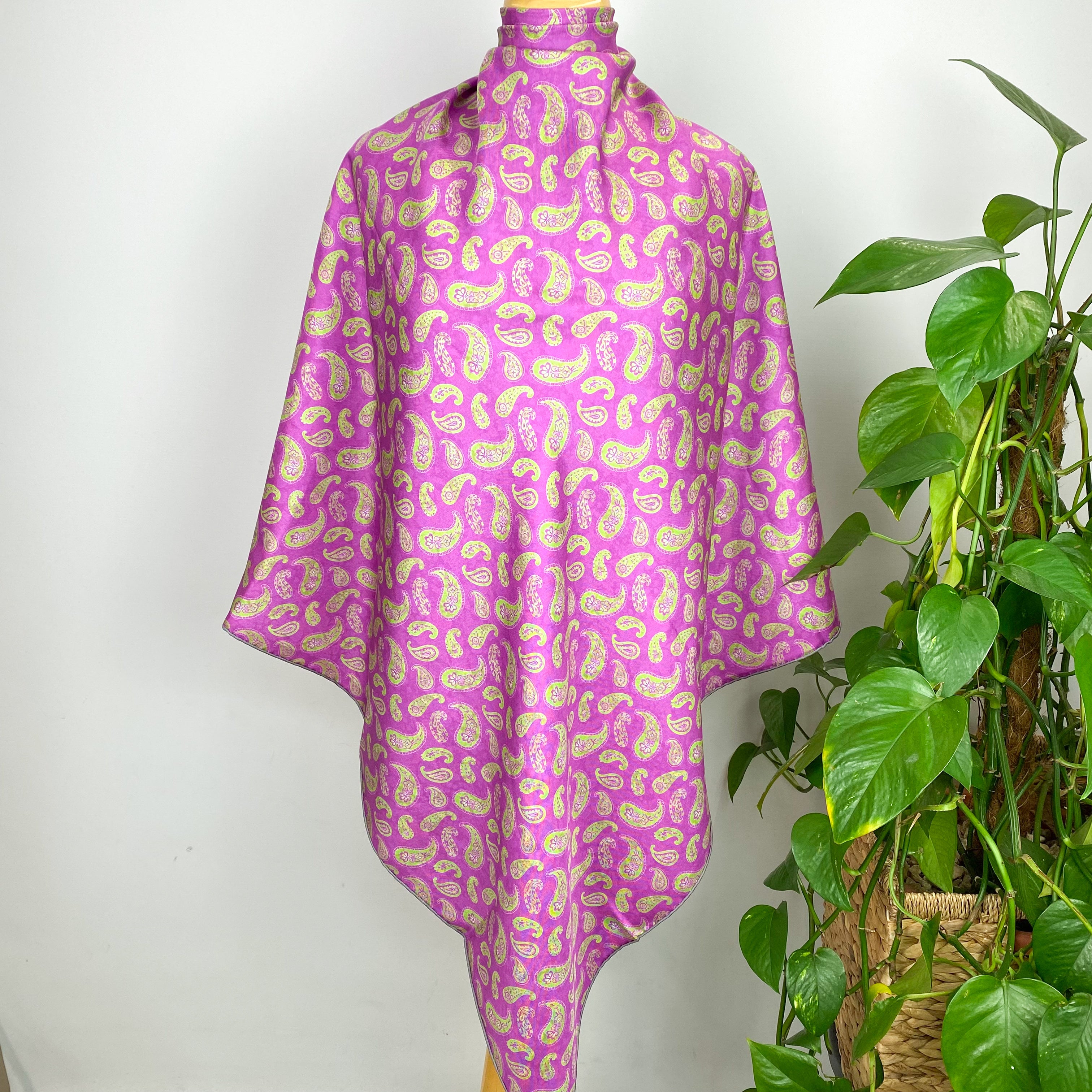 Brand New Stephen Linard Double Sided Silk Scarf