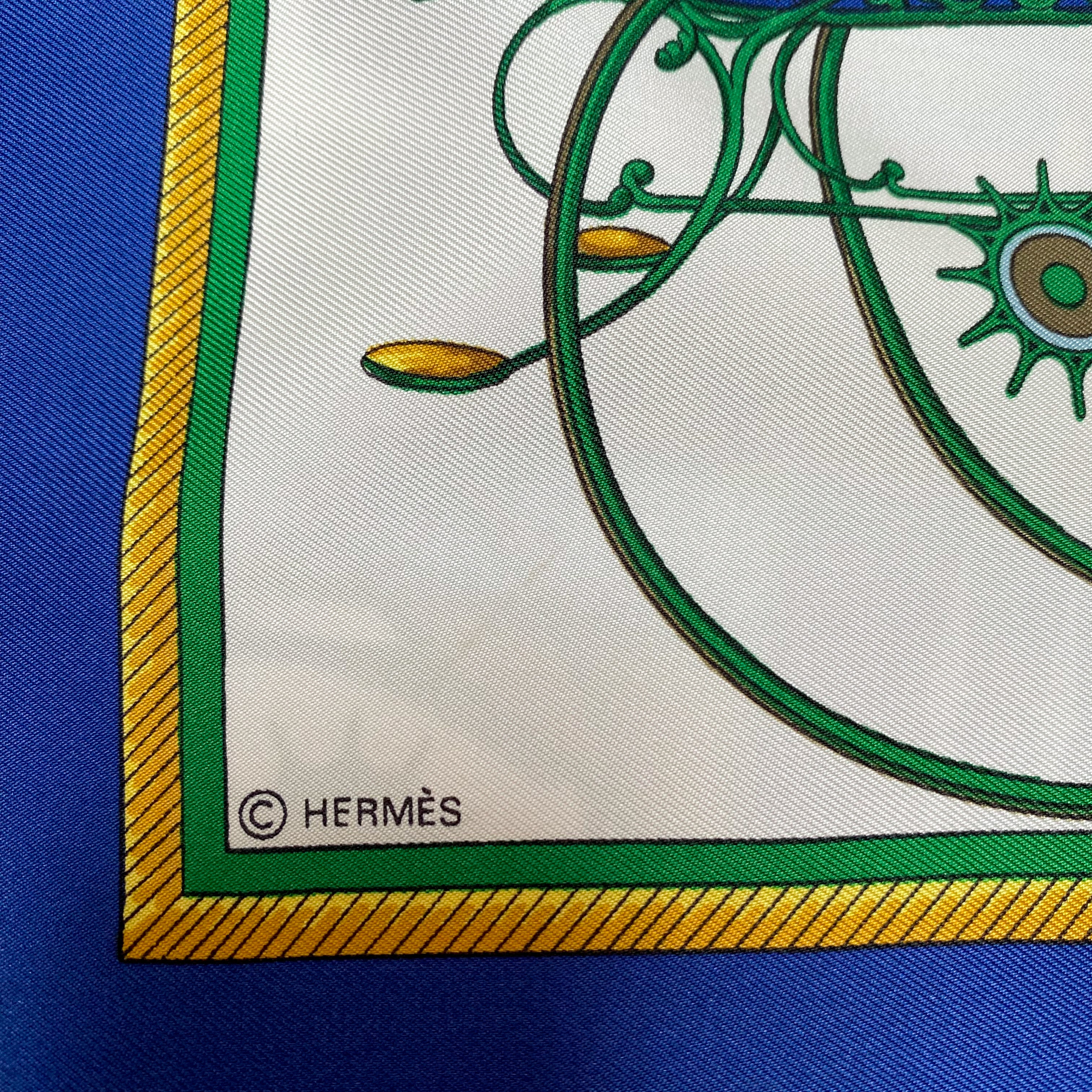 Immaculate Boxed Hermès Les Voitures a Transformation Silk Scarf