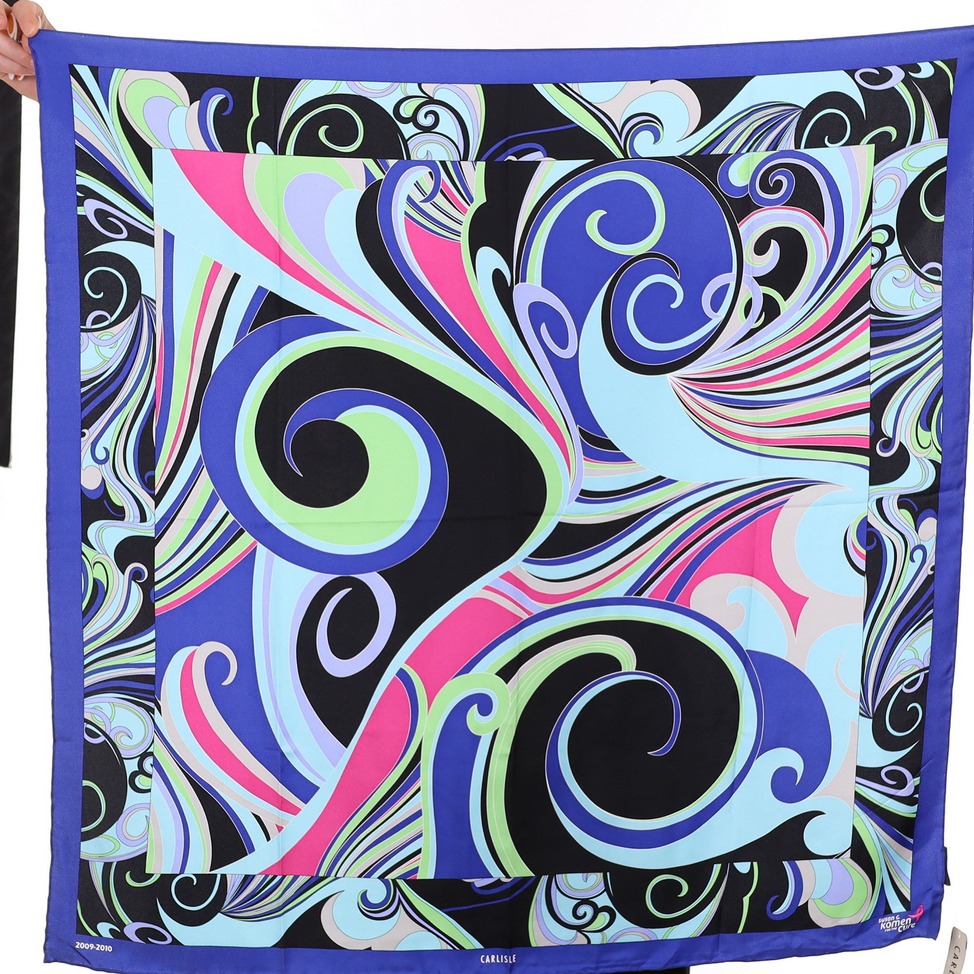Brand New Carlisle Multicoloured Silk Scarf