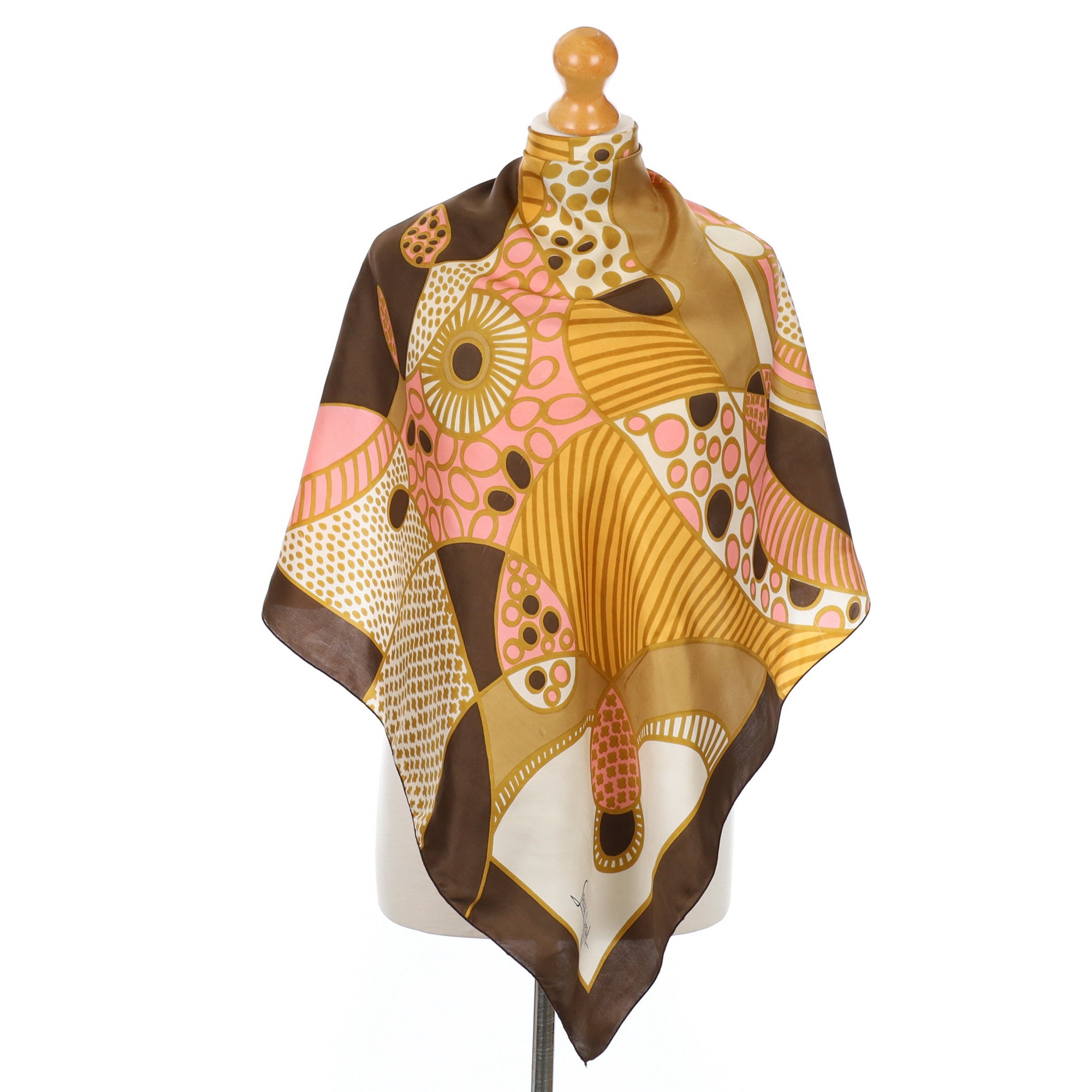 1970’s Laurent D’Herval French Silk Scarf