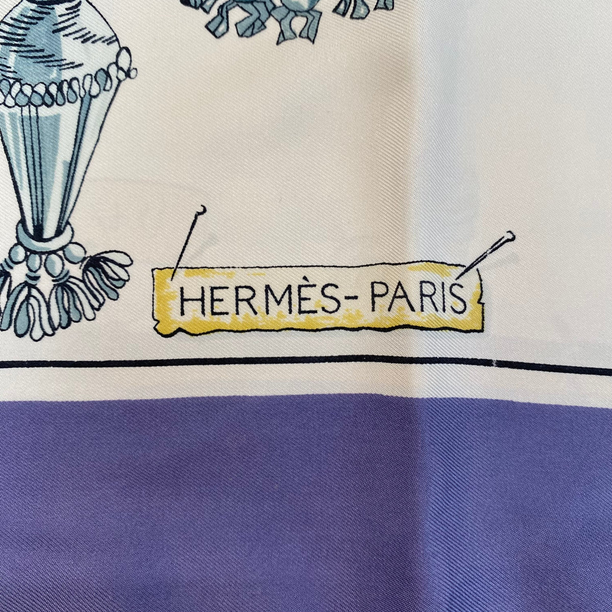 Hermès Passementerie Vintage Silk Scarf