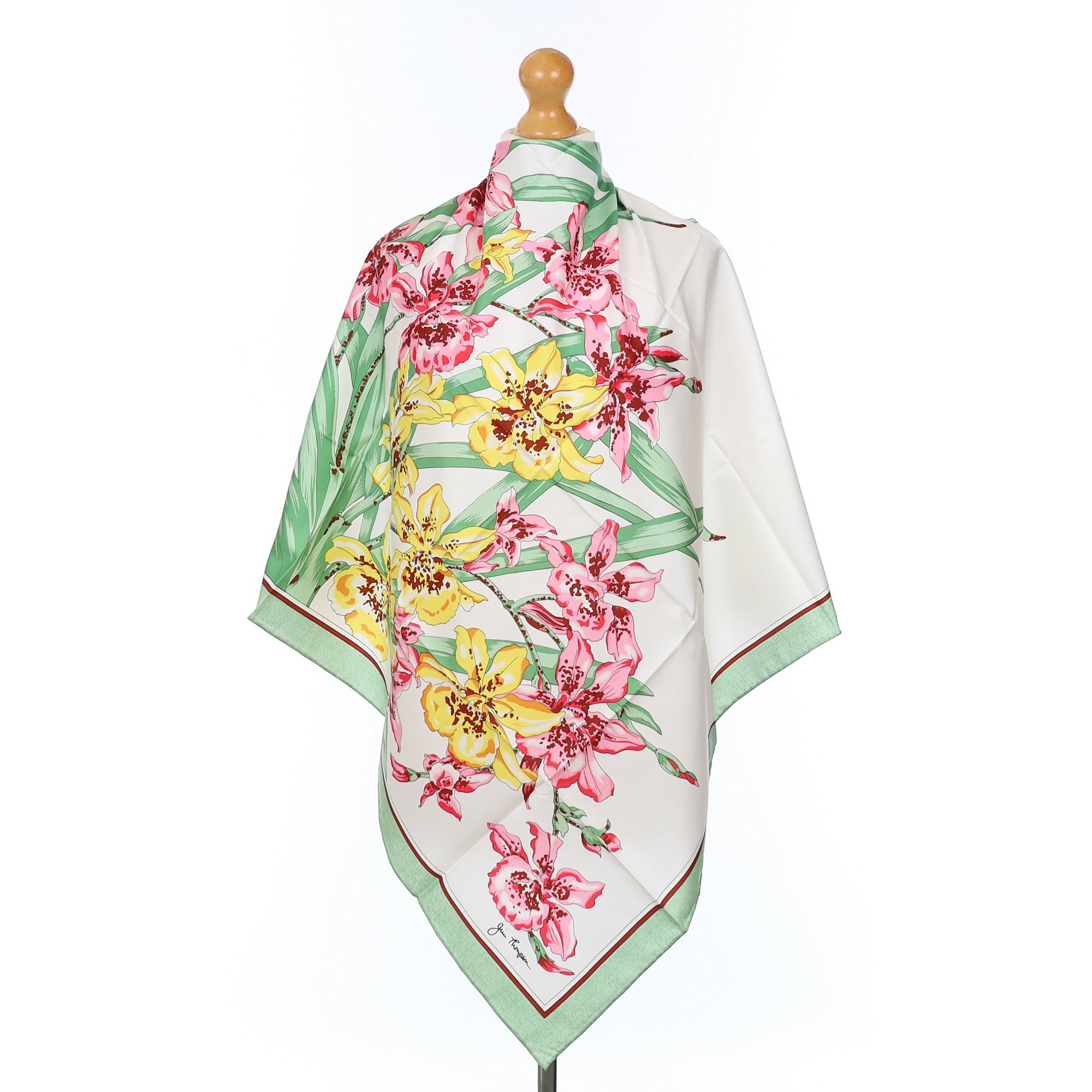 Brand New Boxed Jim Thompson Silk Scarf