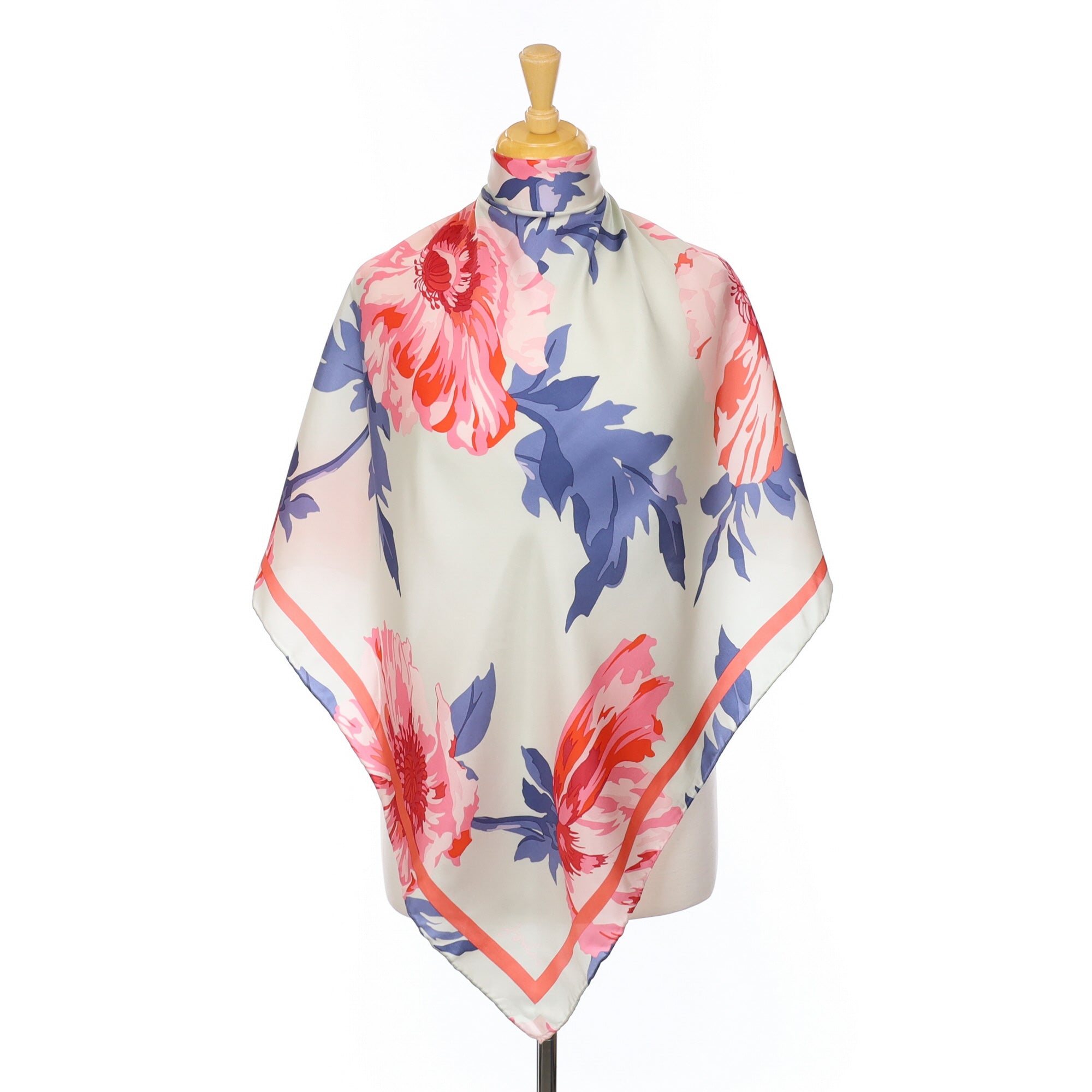 Joules Floral Silk Scarf