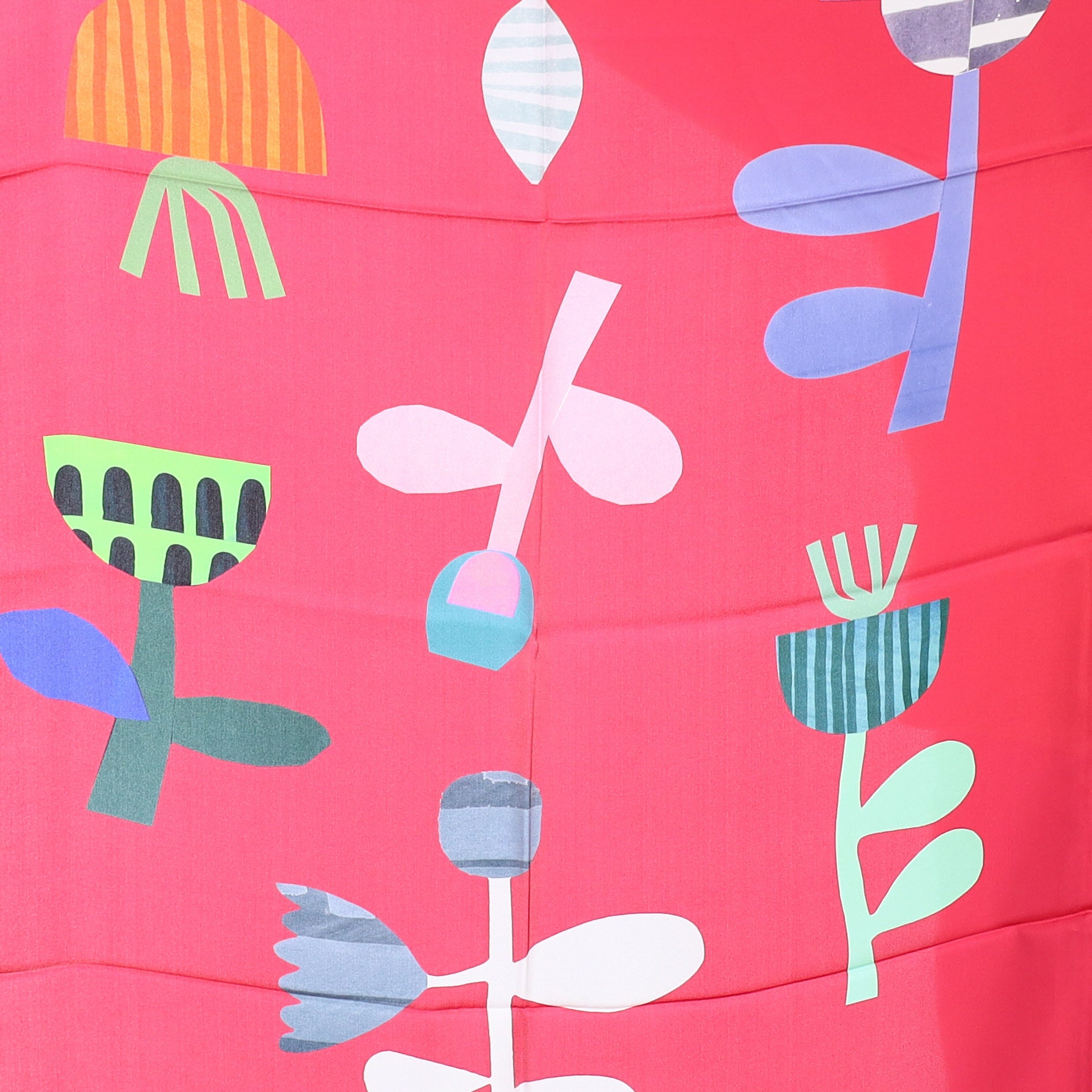 Brand New Italian Cherry Pink Floral Silk Wrap