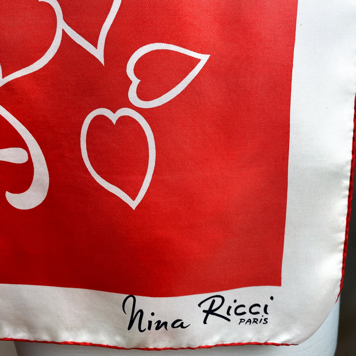 Stunning Nina Ricci Vintage Silk Scarf