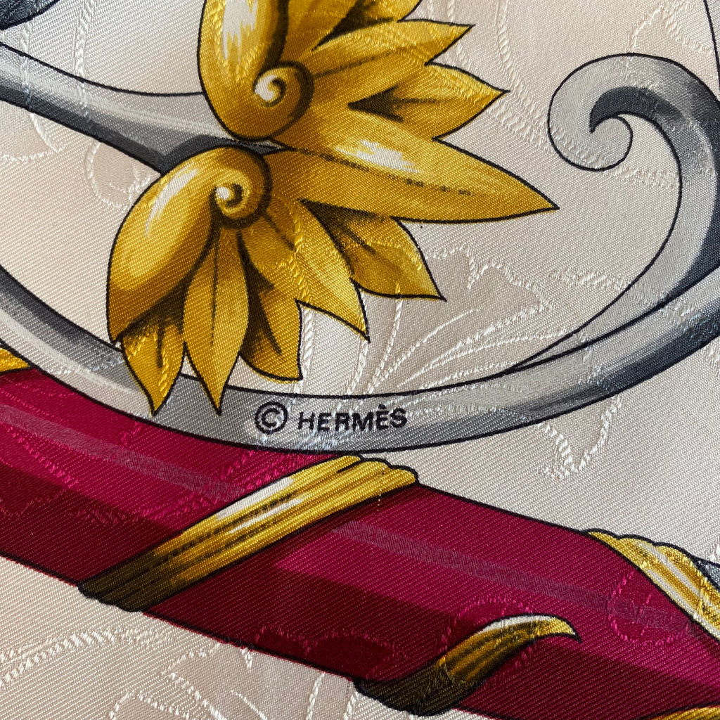 Hermès Daïmyo Princes du Soleil Levant Silk Scarf
