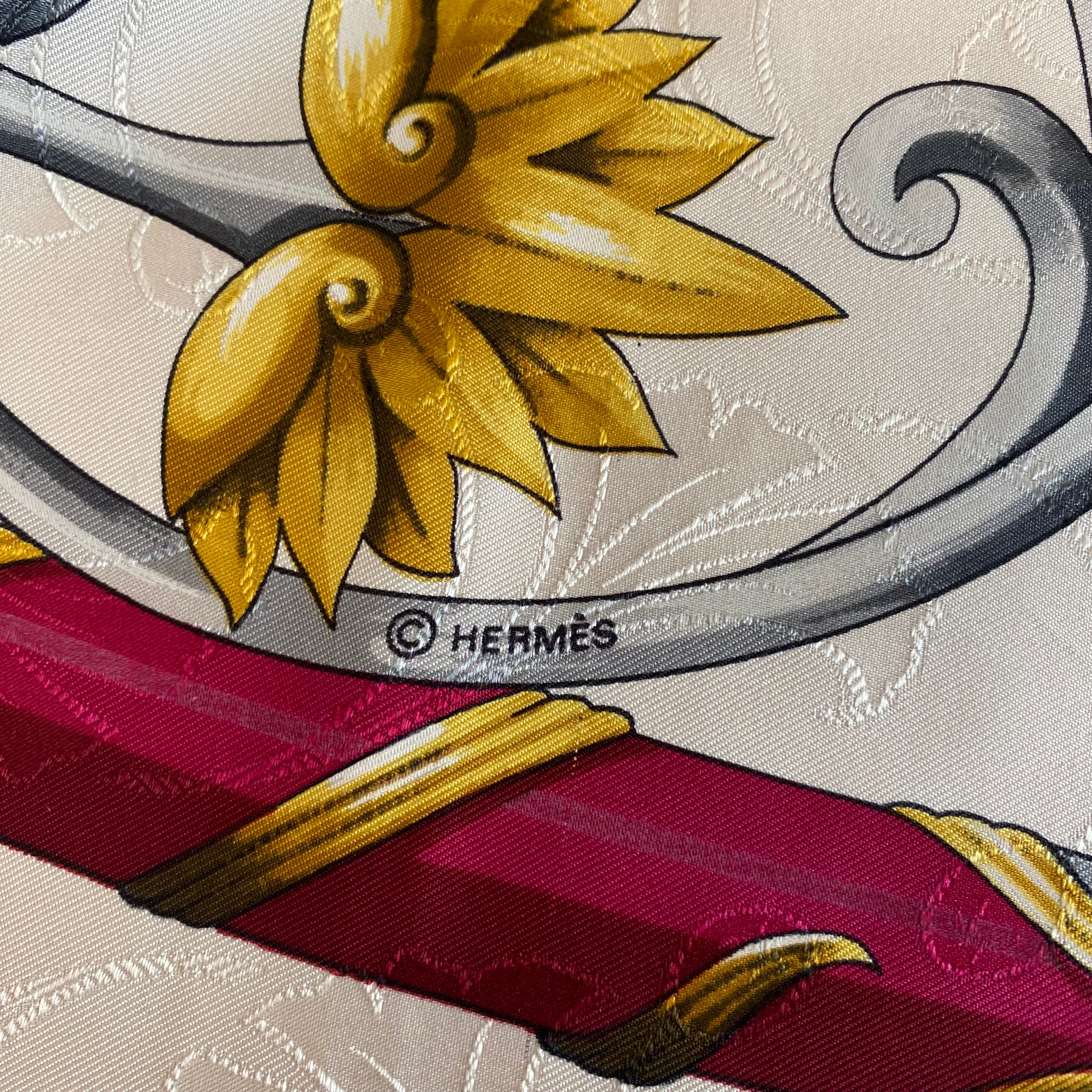 Hermès Daïmyo Princes du Soleil Levant Silk Scarf