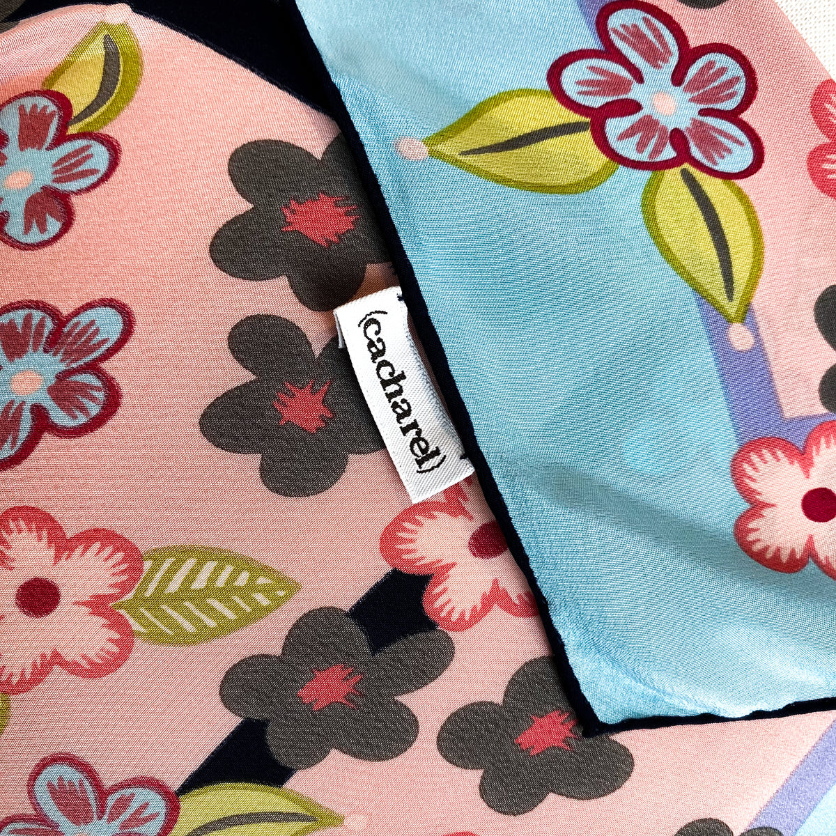 Striking Cacharel Vintage Silk Scarf