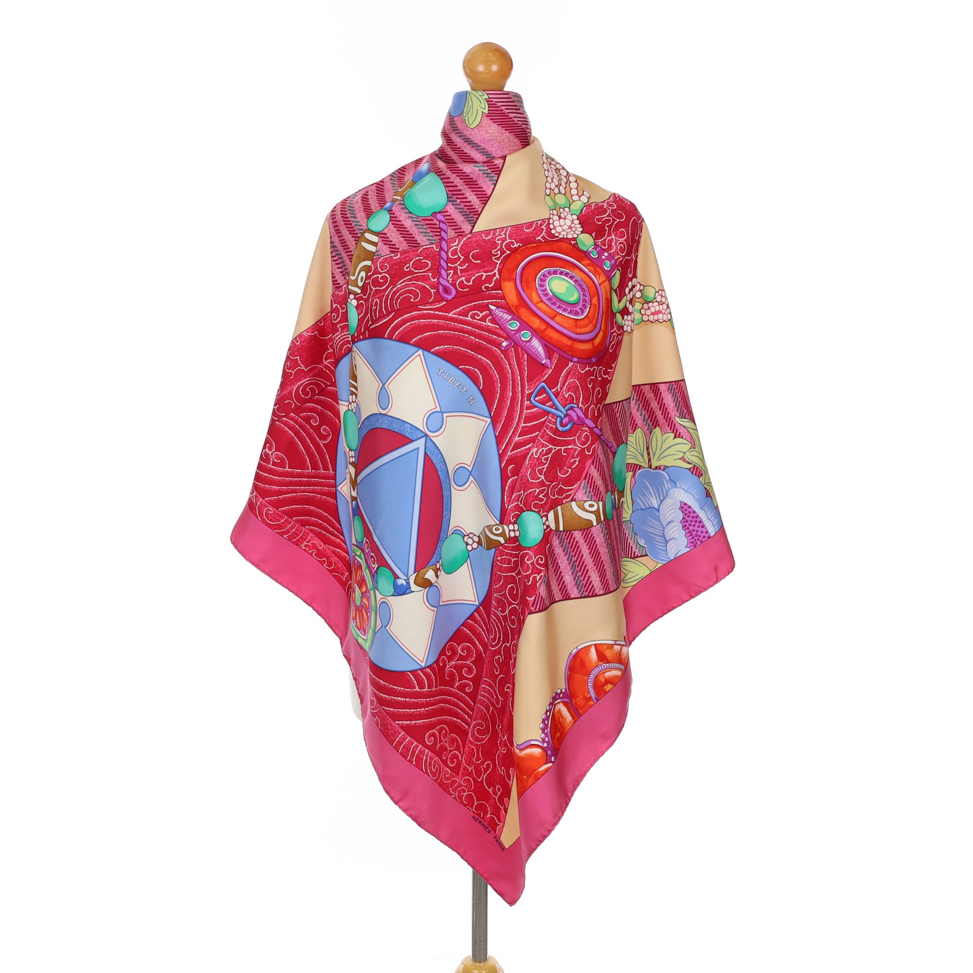 Hermès Tibet II Silk Scarf