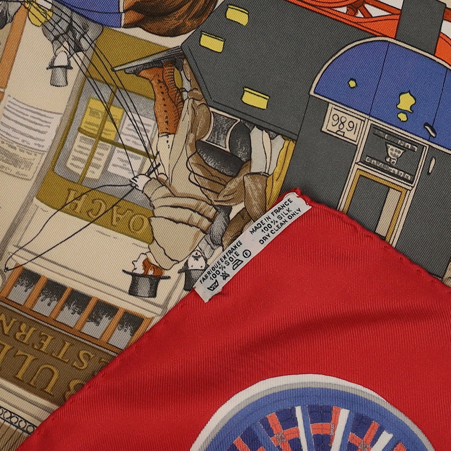 Hermès L’hiver En Poste Silk Scarf