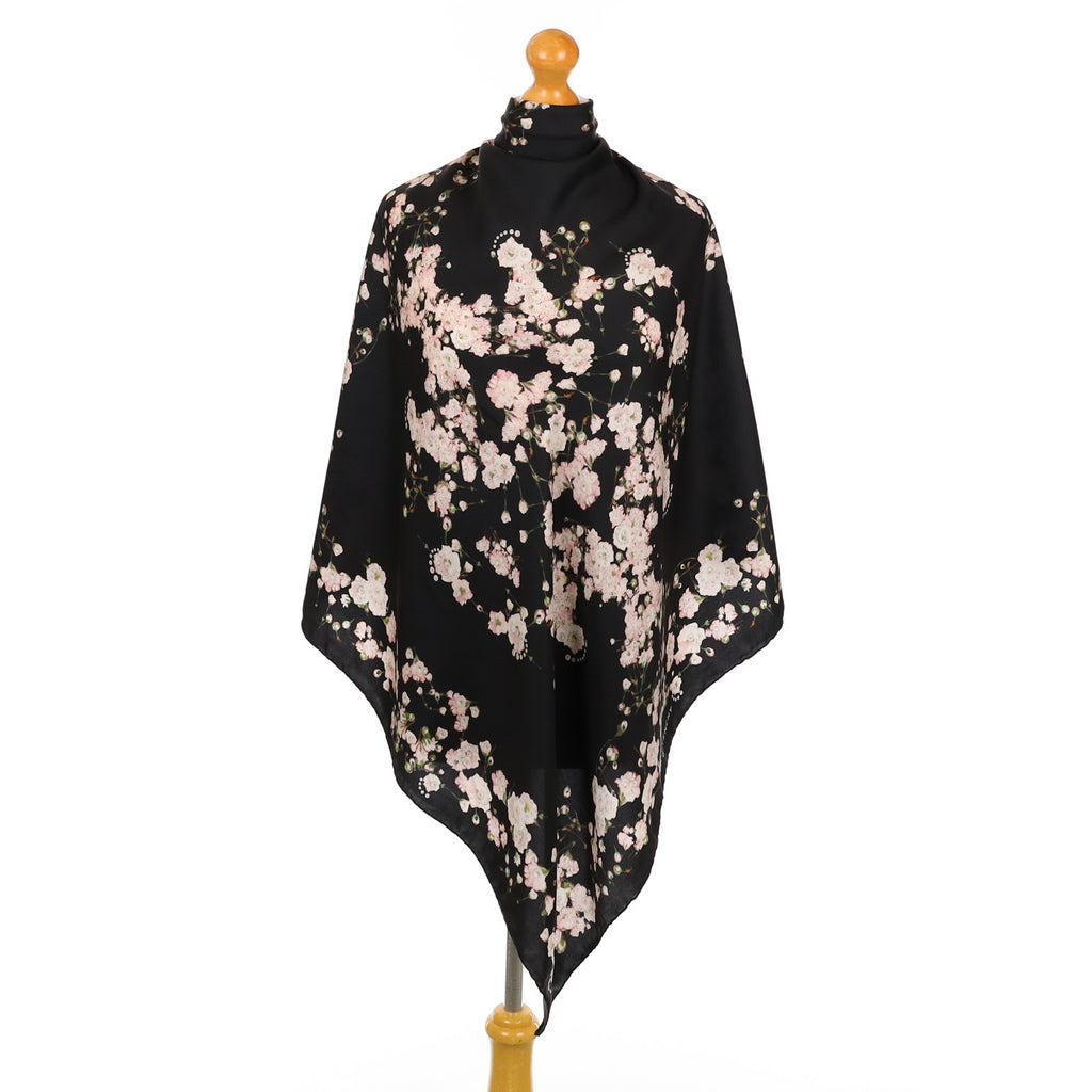 Givenchy Floral Designer Silk Scarf