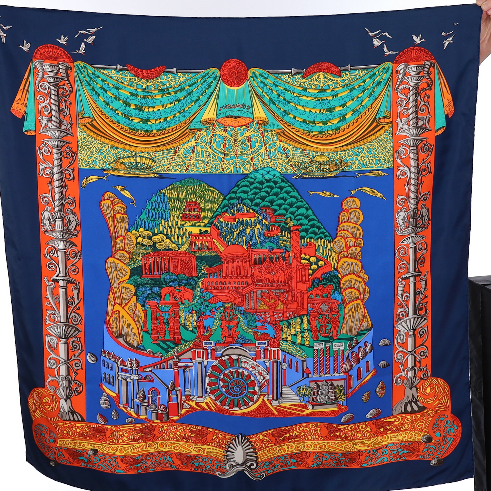 Hermès L’atlantide Silk Scarf