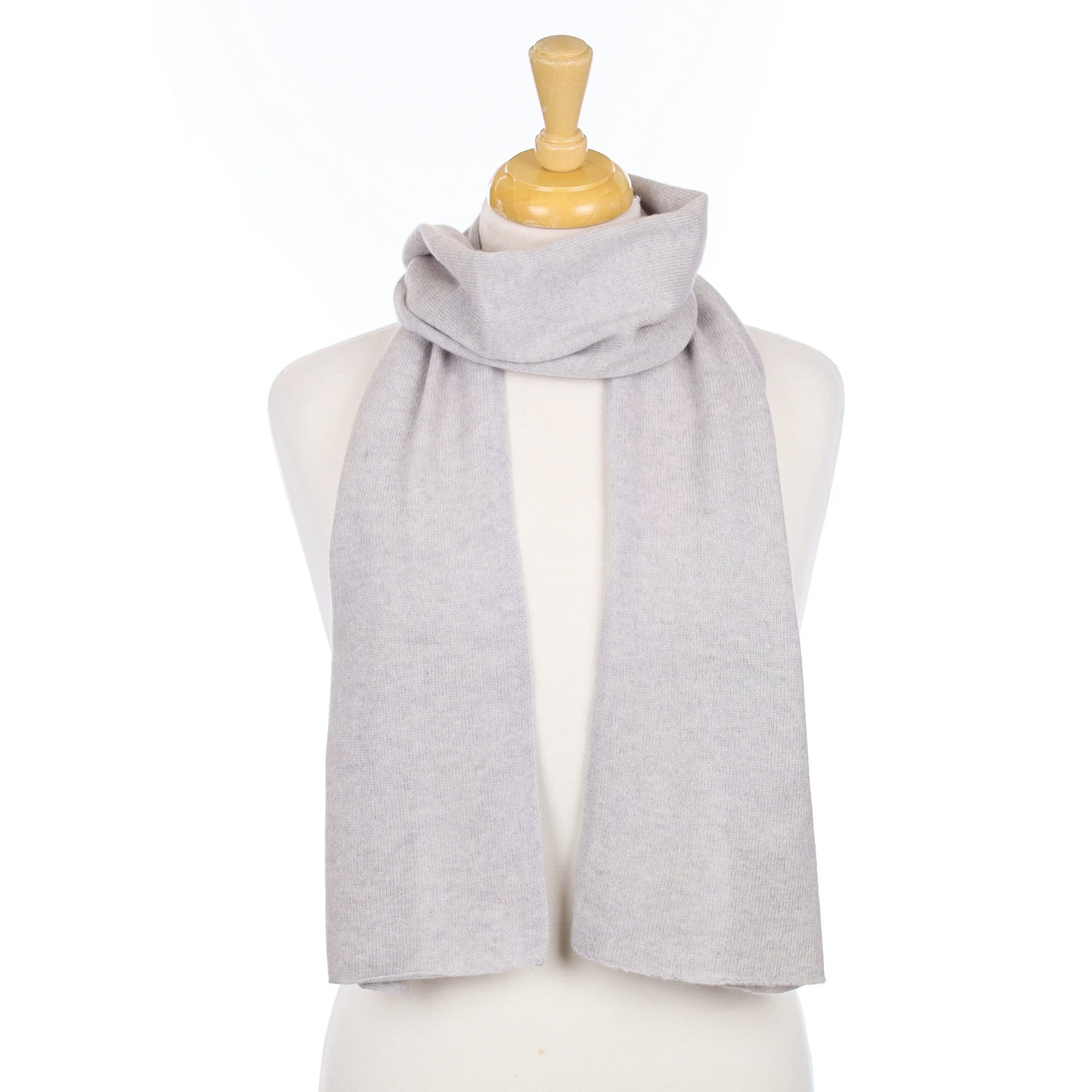 Mist Grey Cashmere Scarf