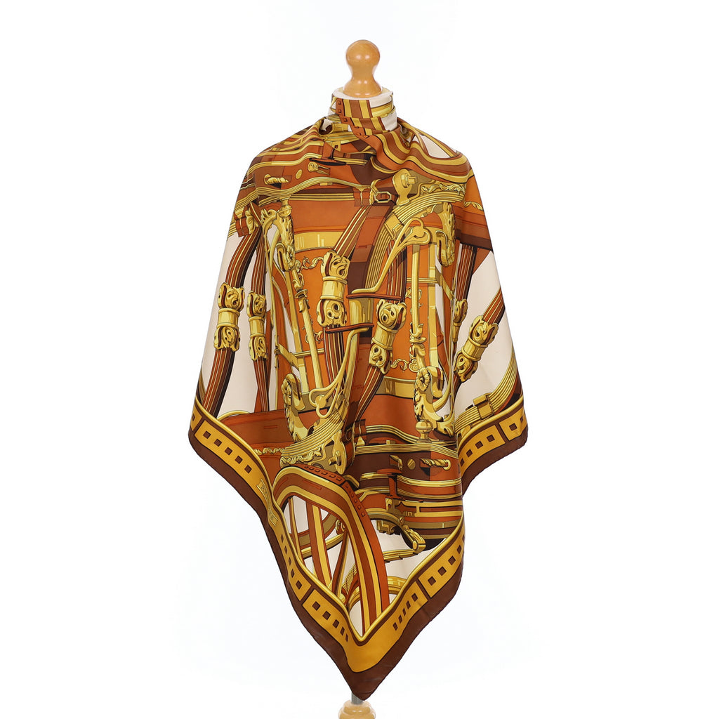 Hermès Rythmes Silk Scarf