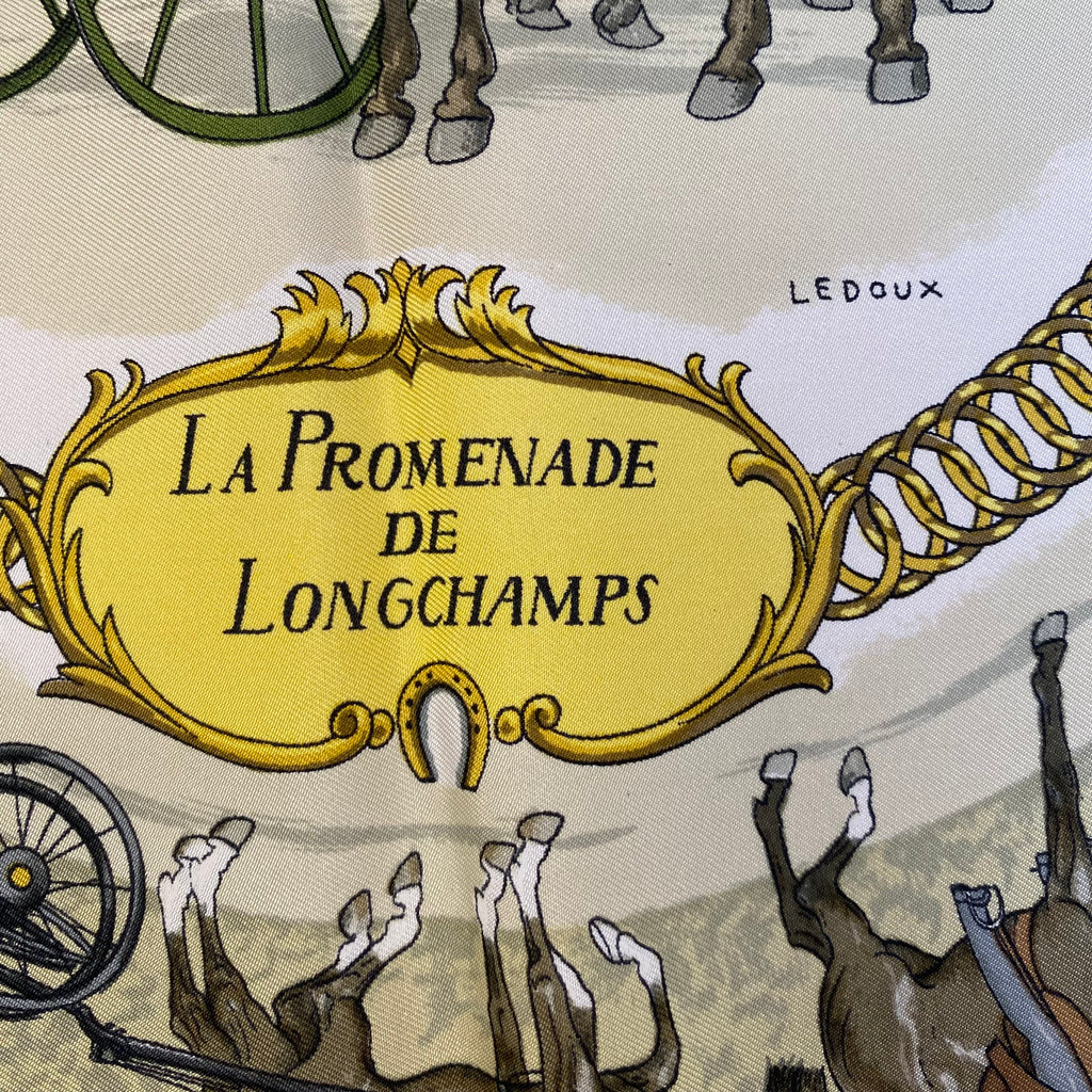 Hermès La Promenade de Longchamps Silk Scarf
