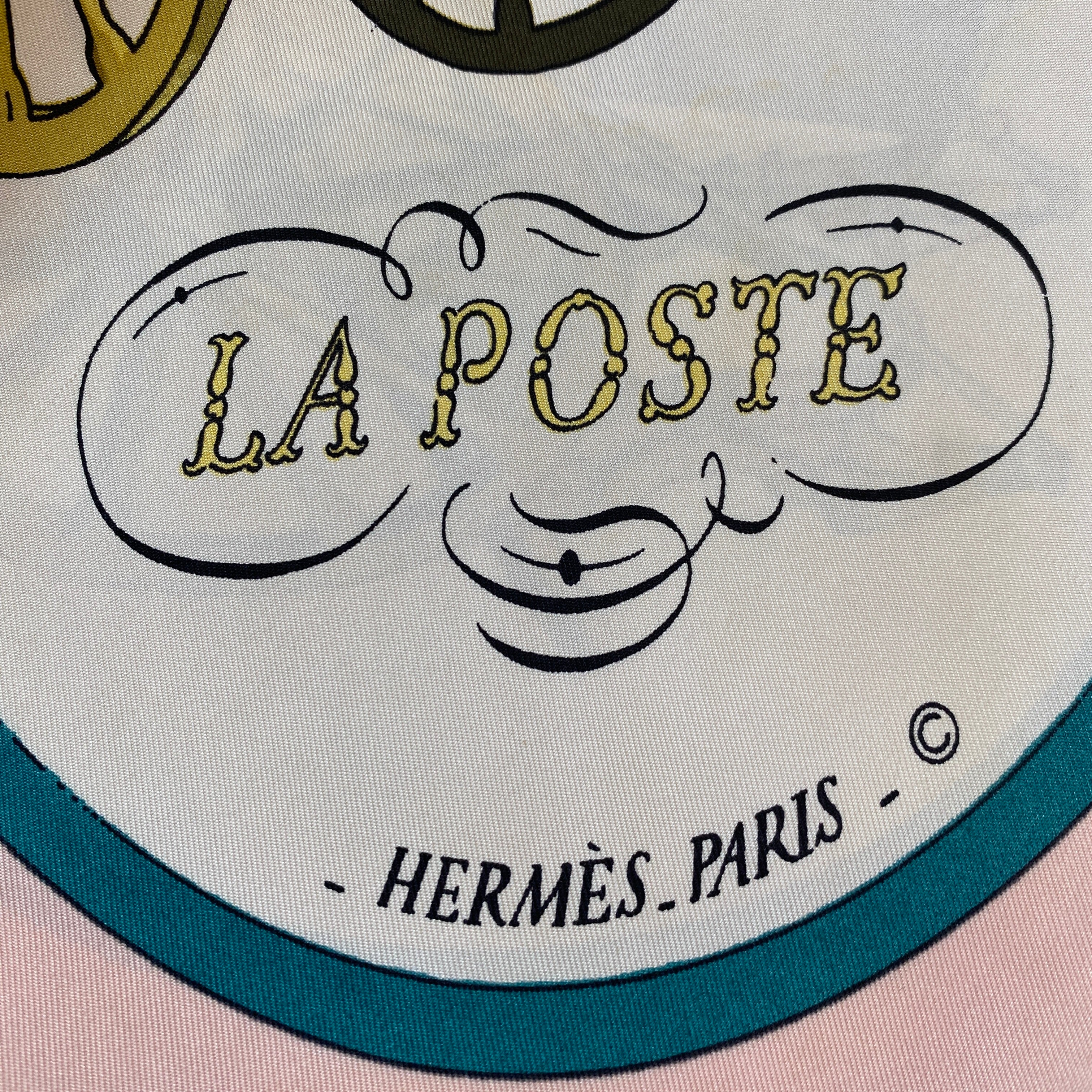 Hermès La Poste Silk Scarf