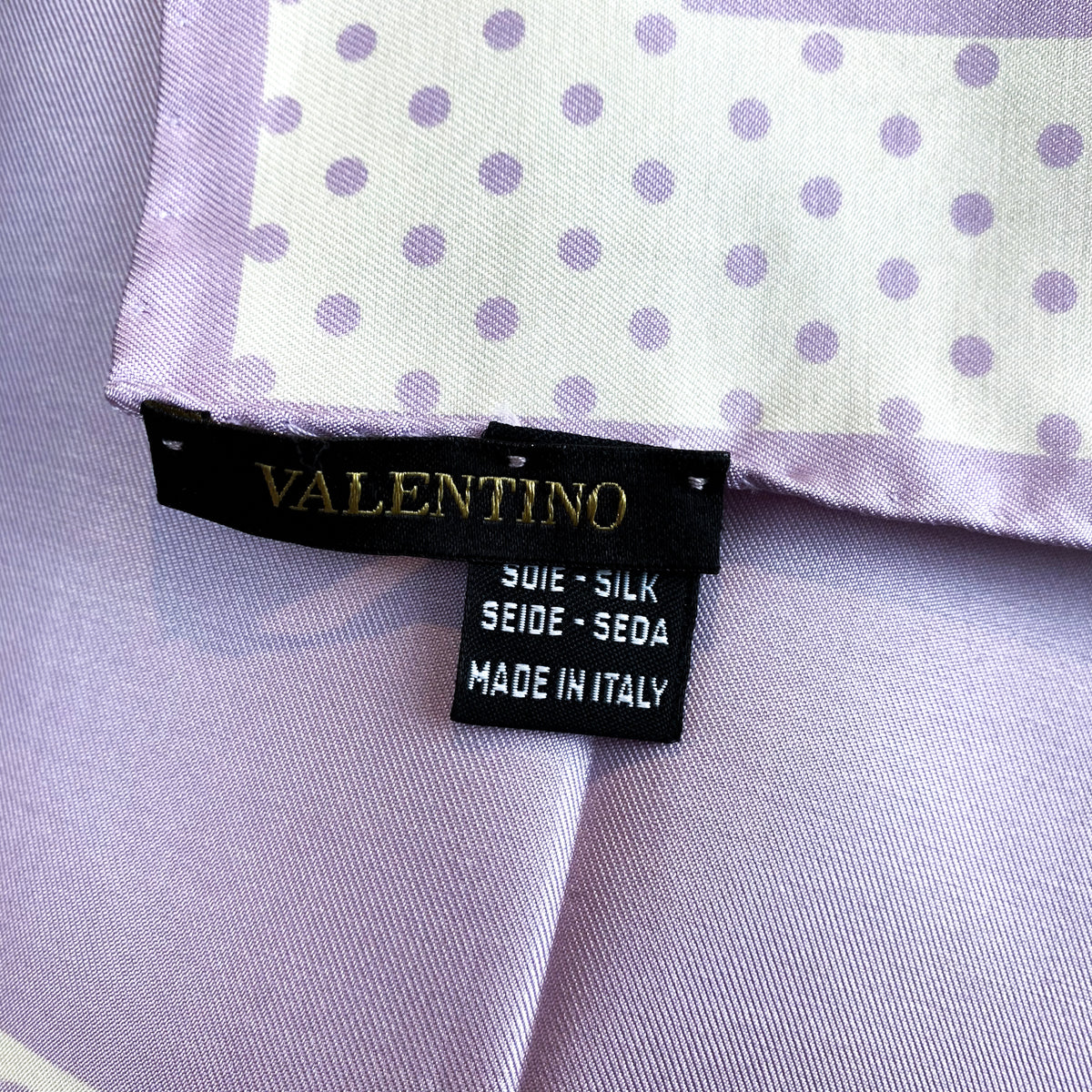 Immaculate Valentino Designer Silk Scarf