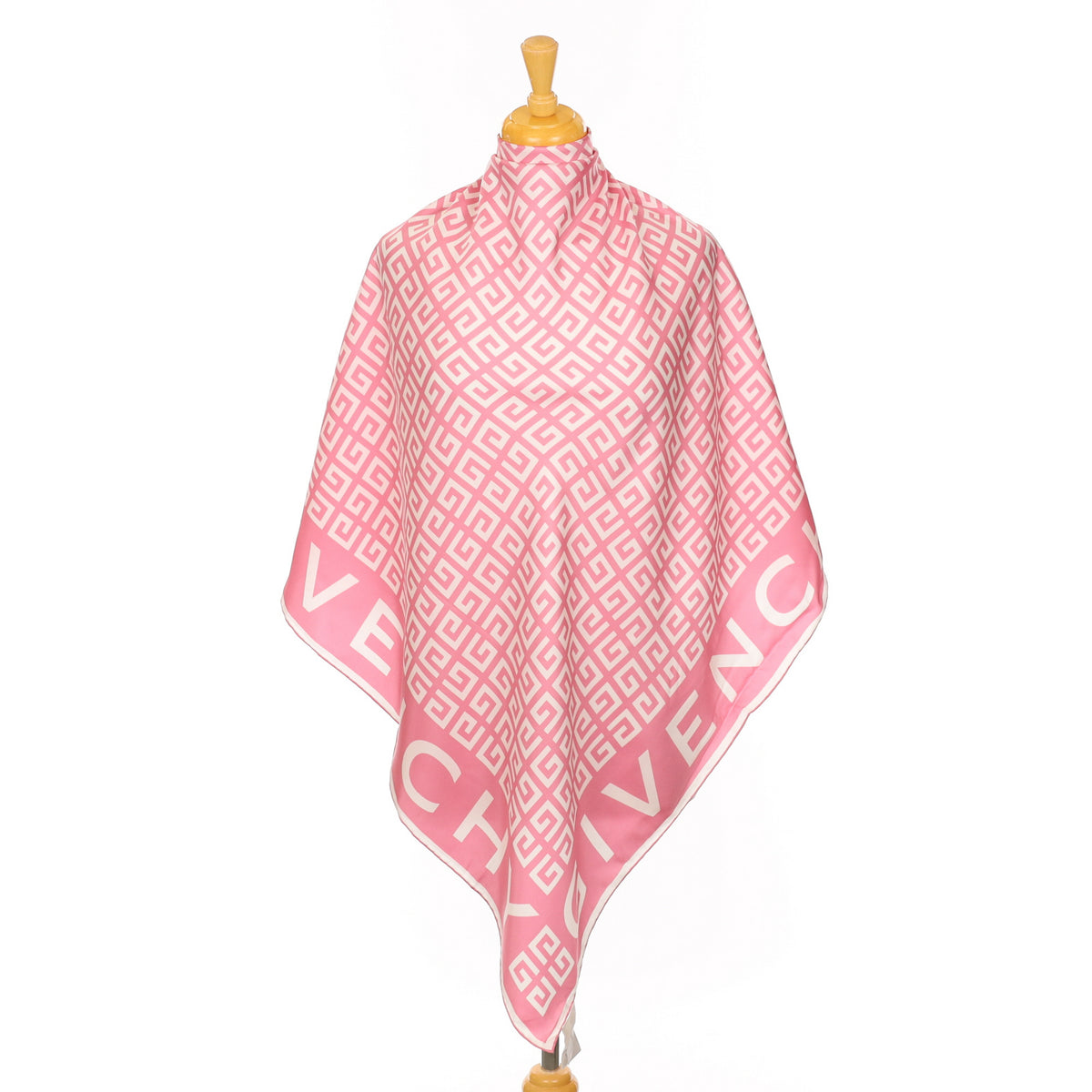 Brand New Givenchy Pink Designer Silk Scarf
