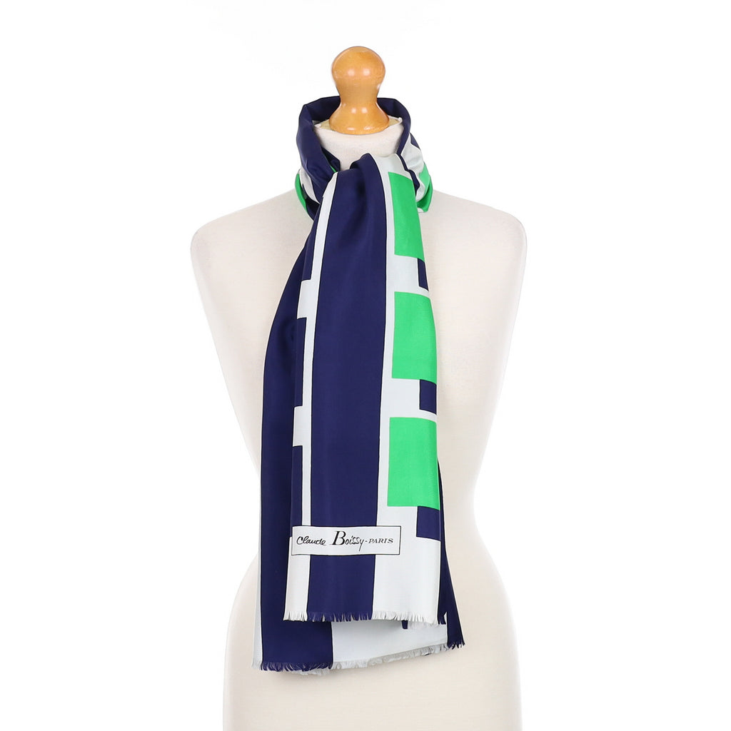 1970’s Claude Boissy Vintage Silk Scarf