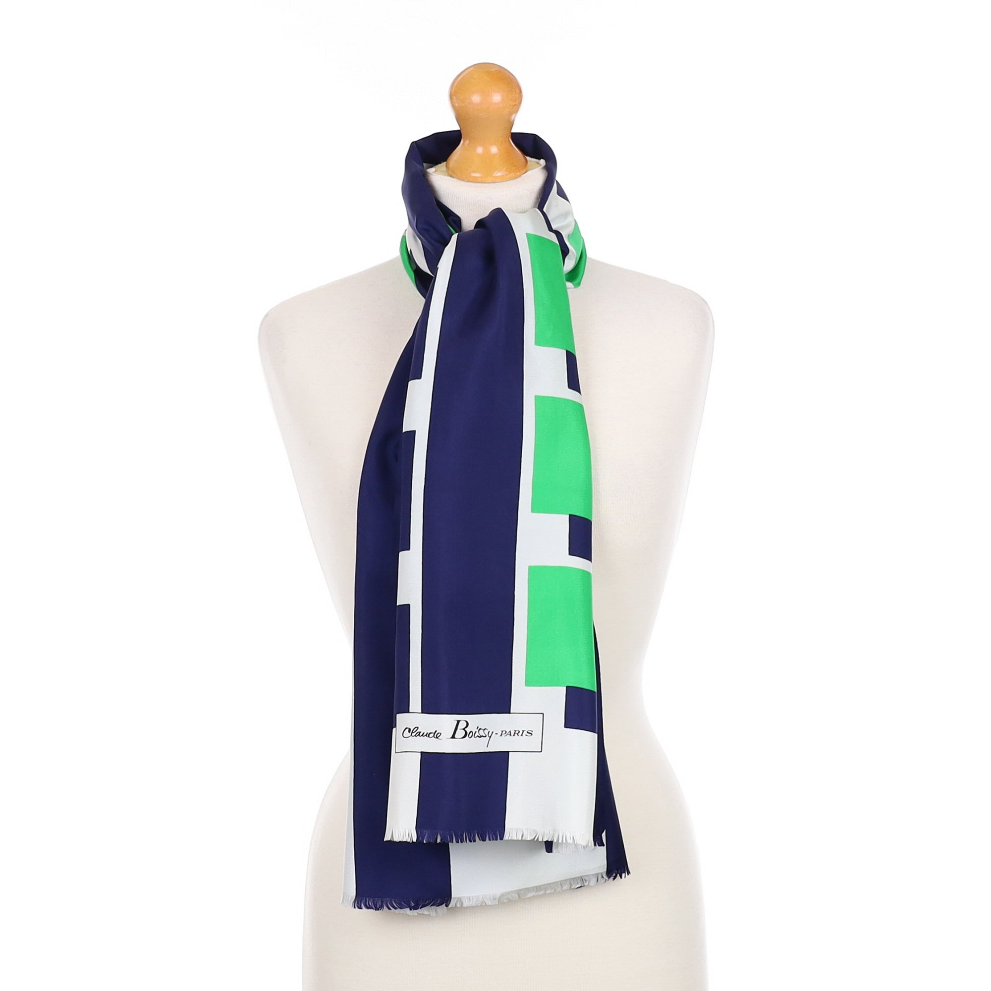 1970’s Claude Boissy Vintage Silk Scarf