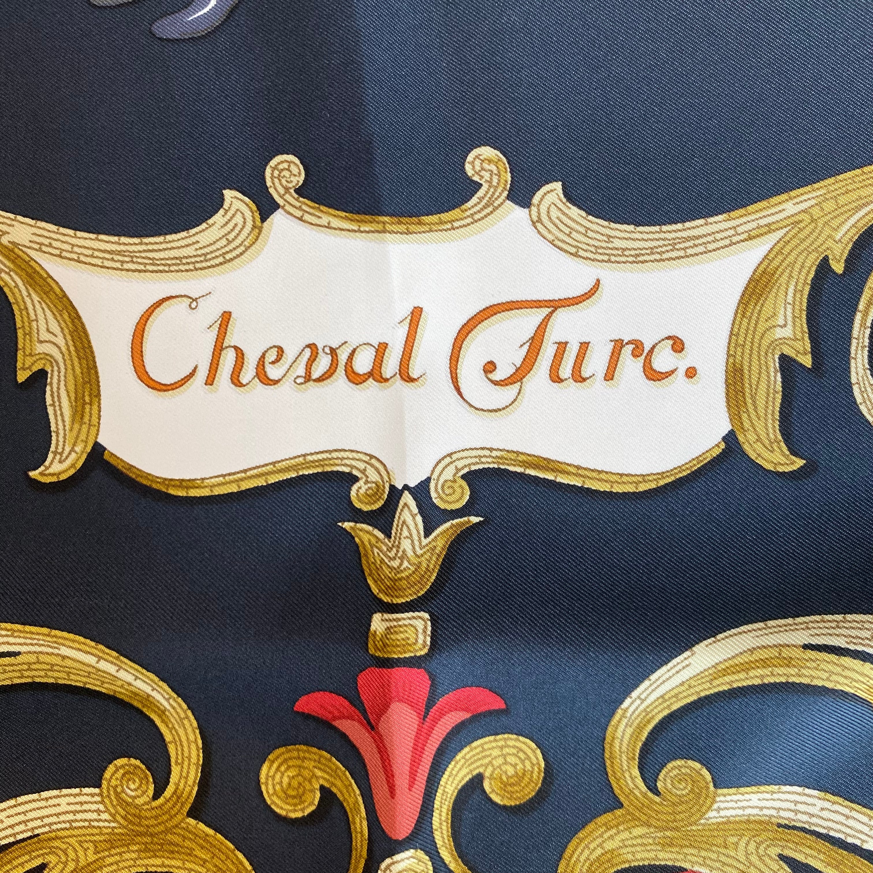 Hermès Cheval Turc Silk Scarf