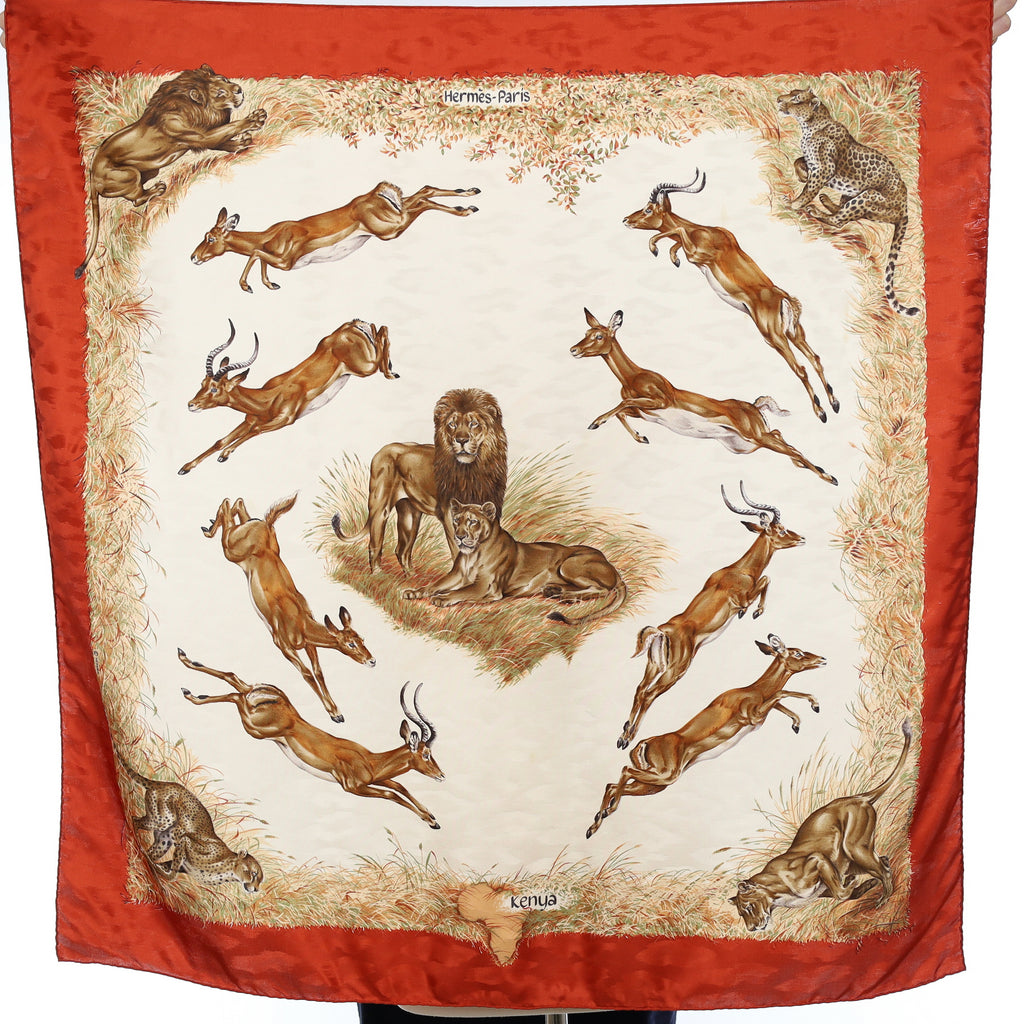 Hermès Kenya Silk Scarf