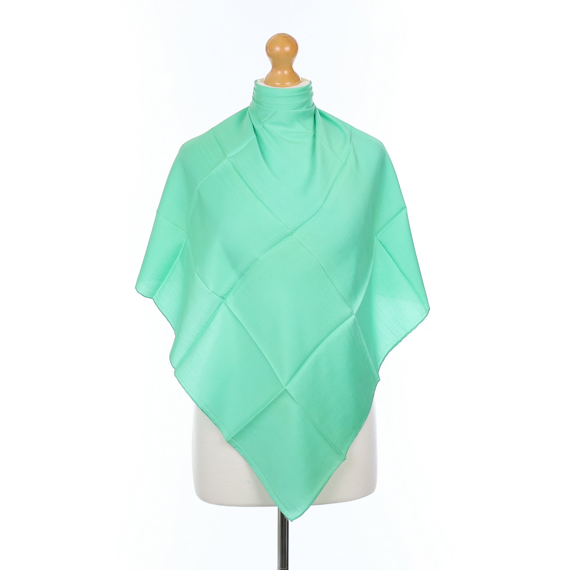 Jaeger Spring Green Vintage Silk Scarf