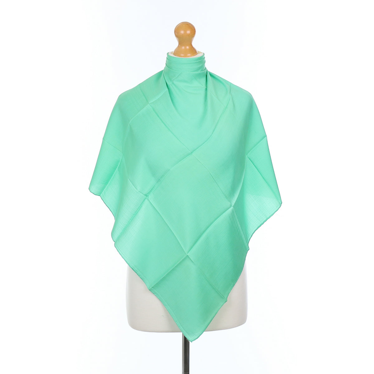 Jaeger Spring Green Vintage Silk Scarf