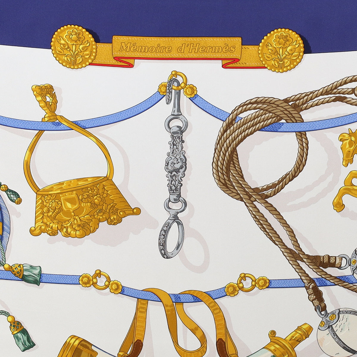 Hermès Mémoire D’Hermès Silk Scarf