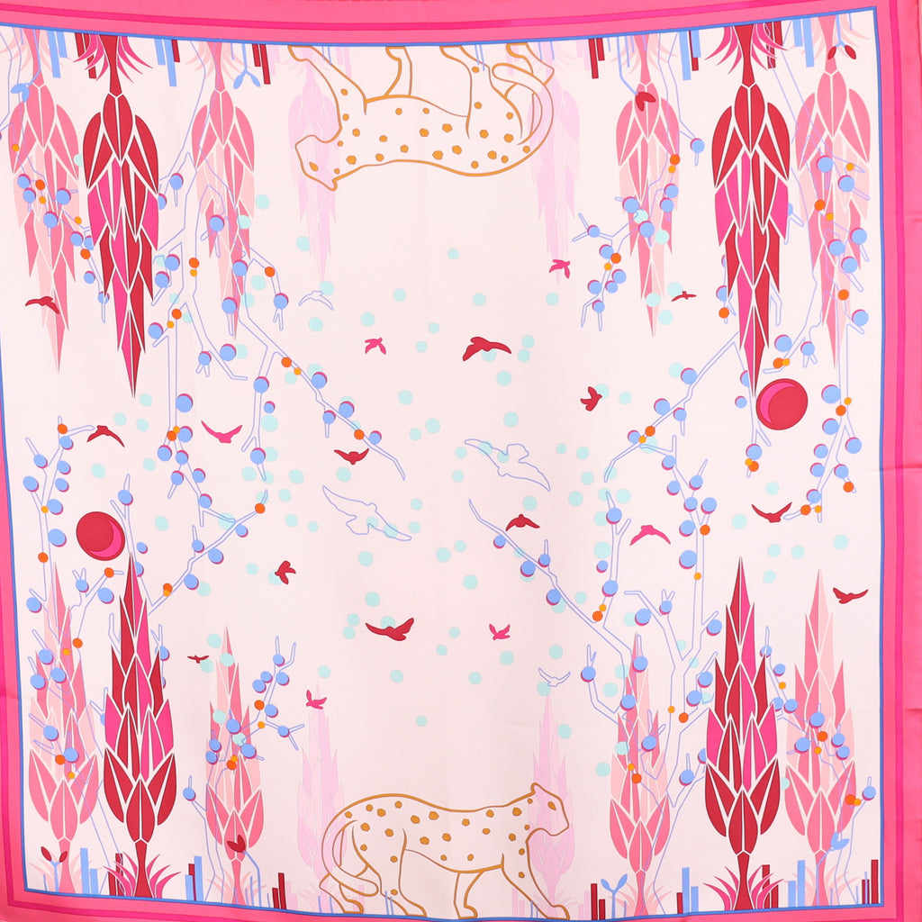 Brand New Cartier Designer Silk Scarf