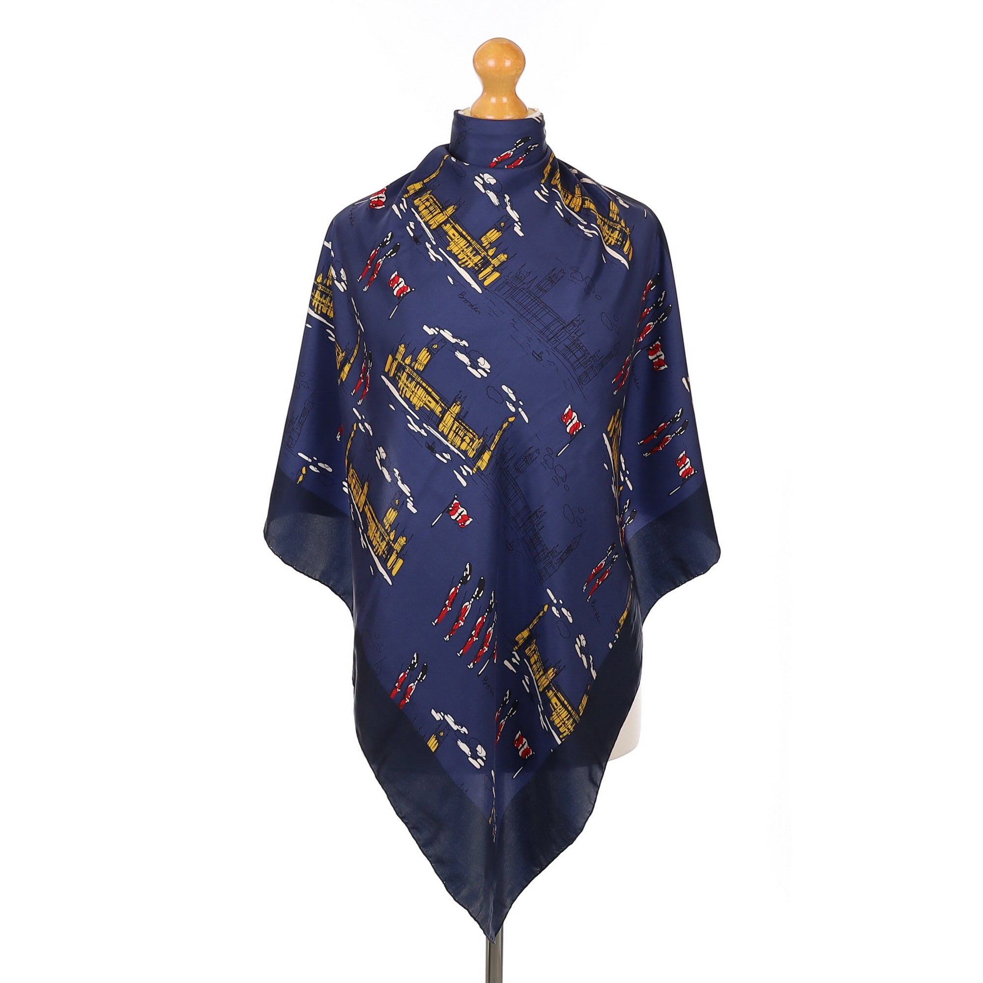 Boden London Design Silk Scarf