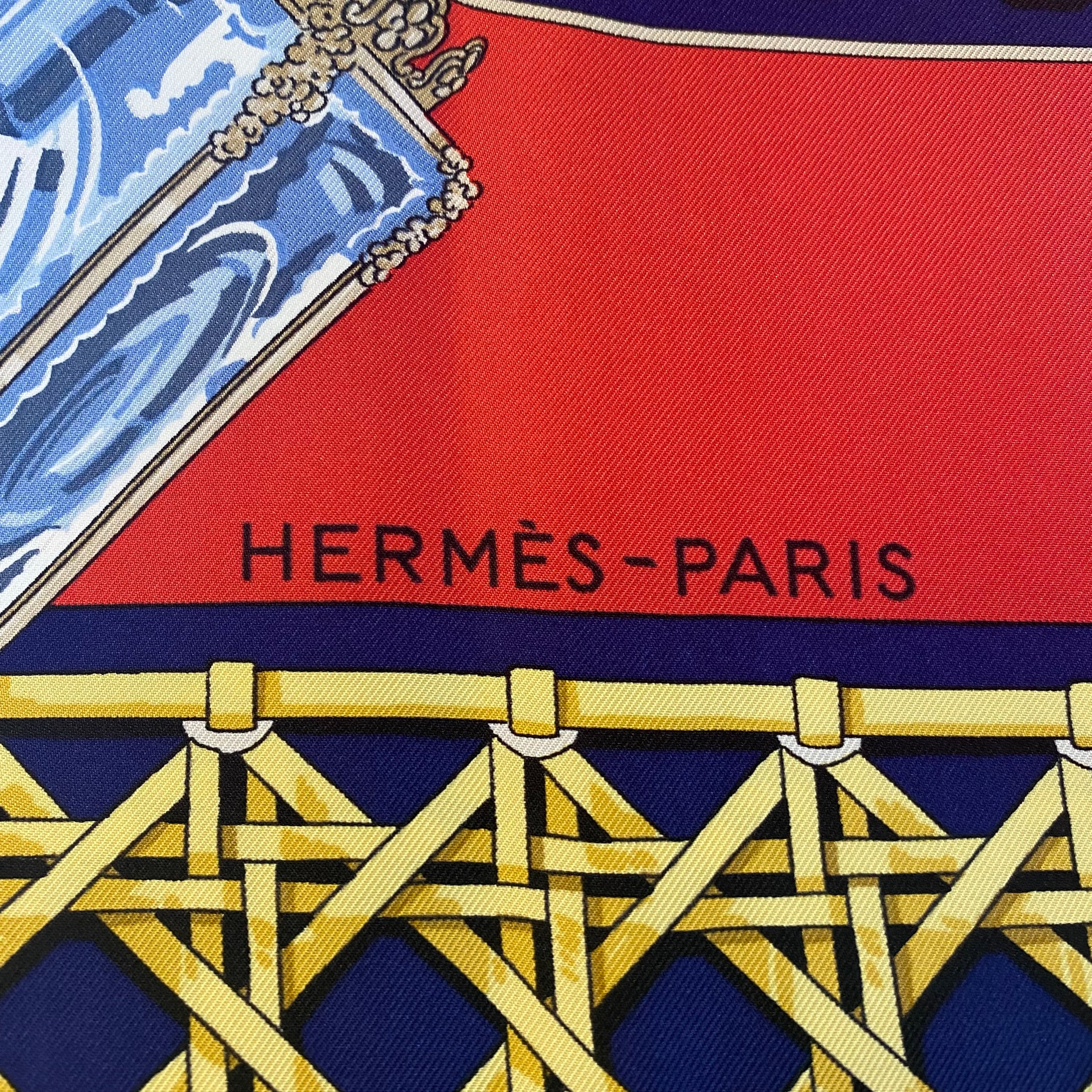 Hermès Feux De Route Silk Scarf