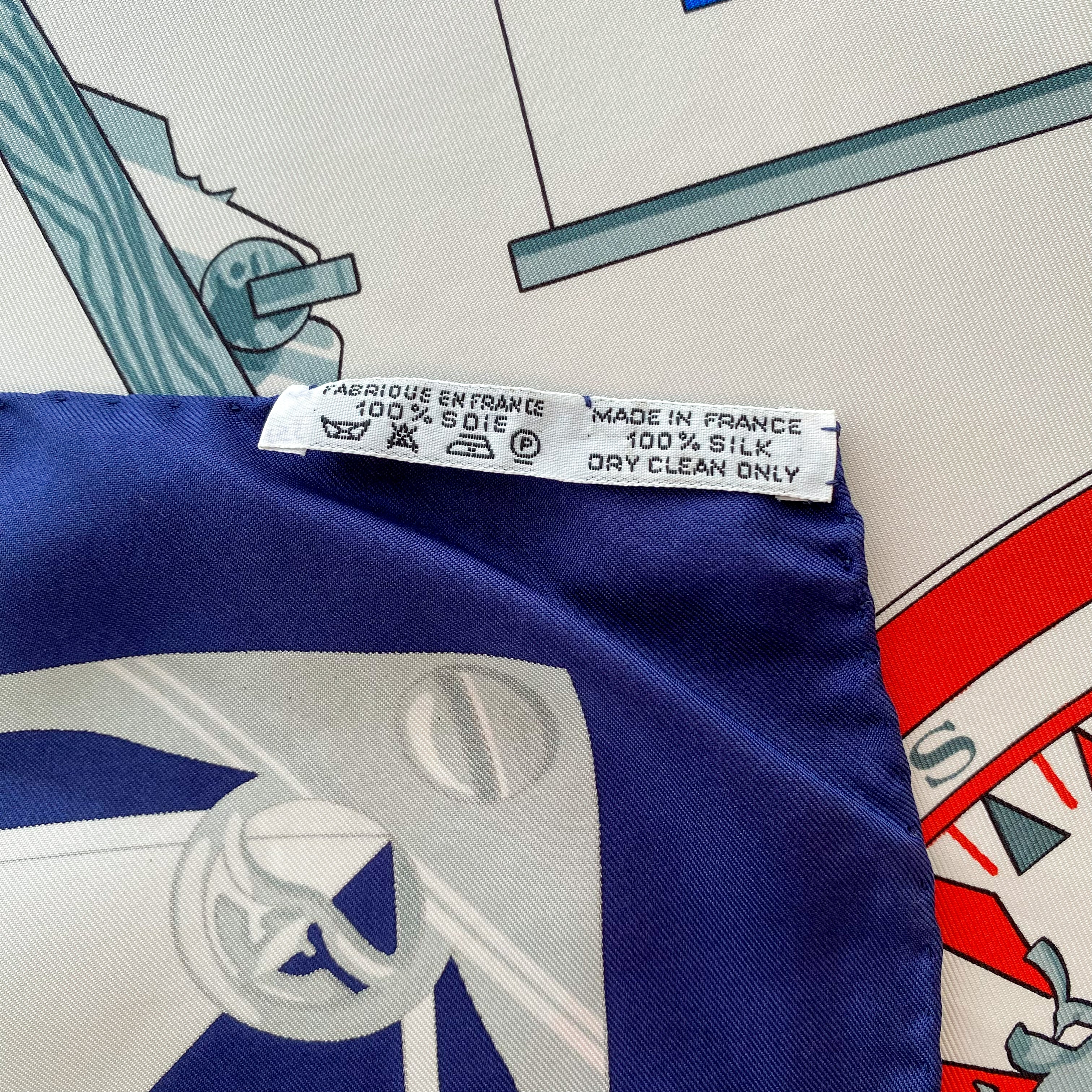 Hermès Sextants Silk Scarf